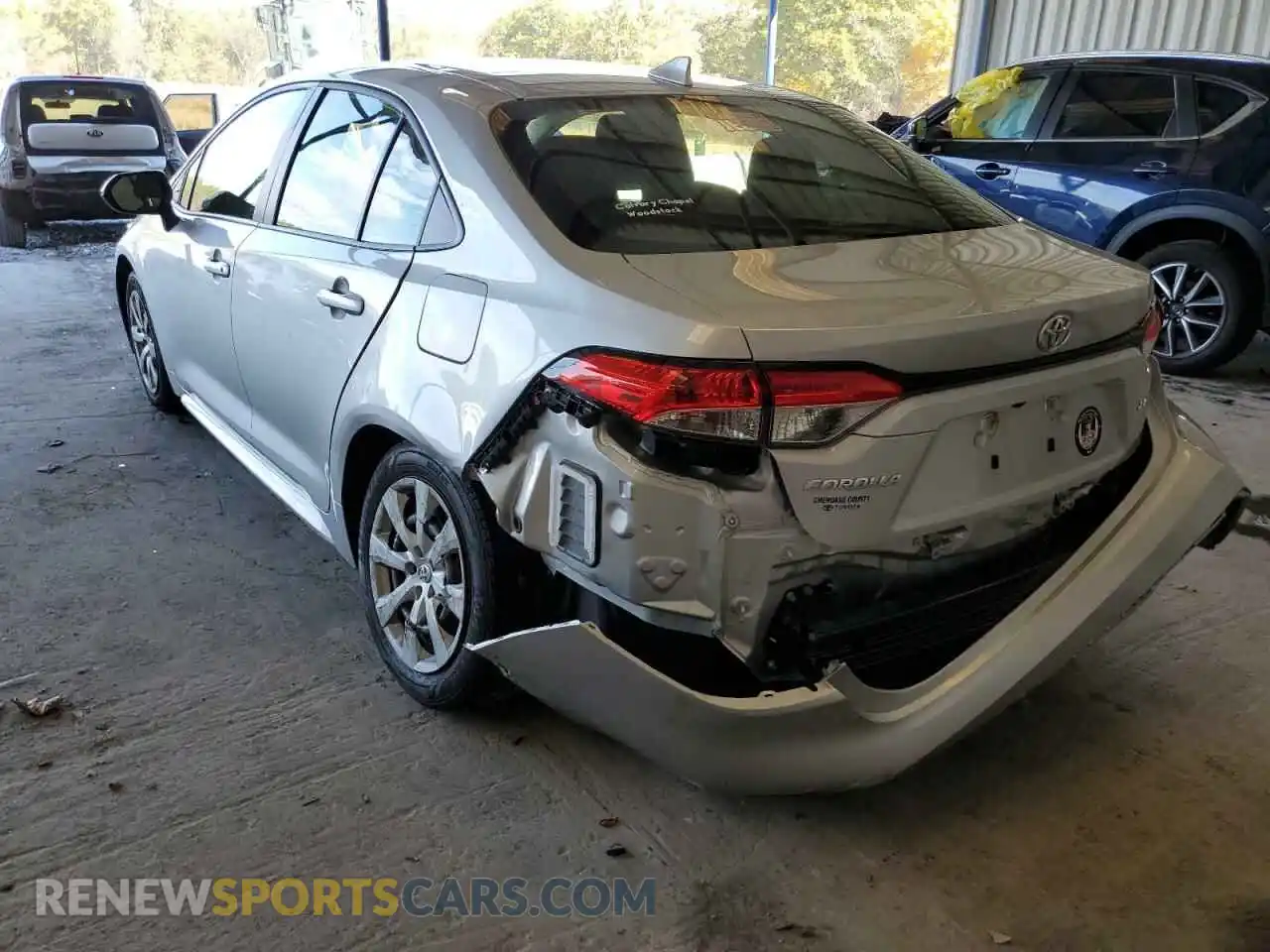 3 Photograph of a damaged car JTDEPMAE9MJ127509 TOYOTA COROLLA 2021