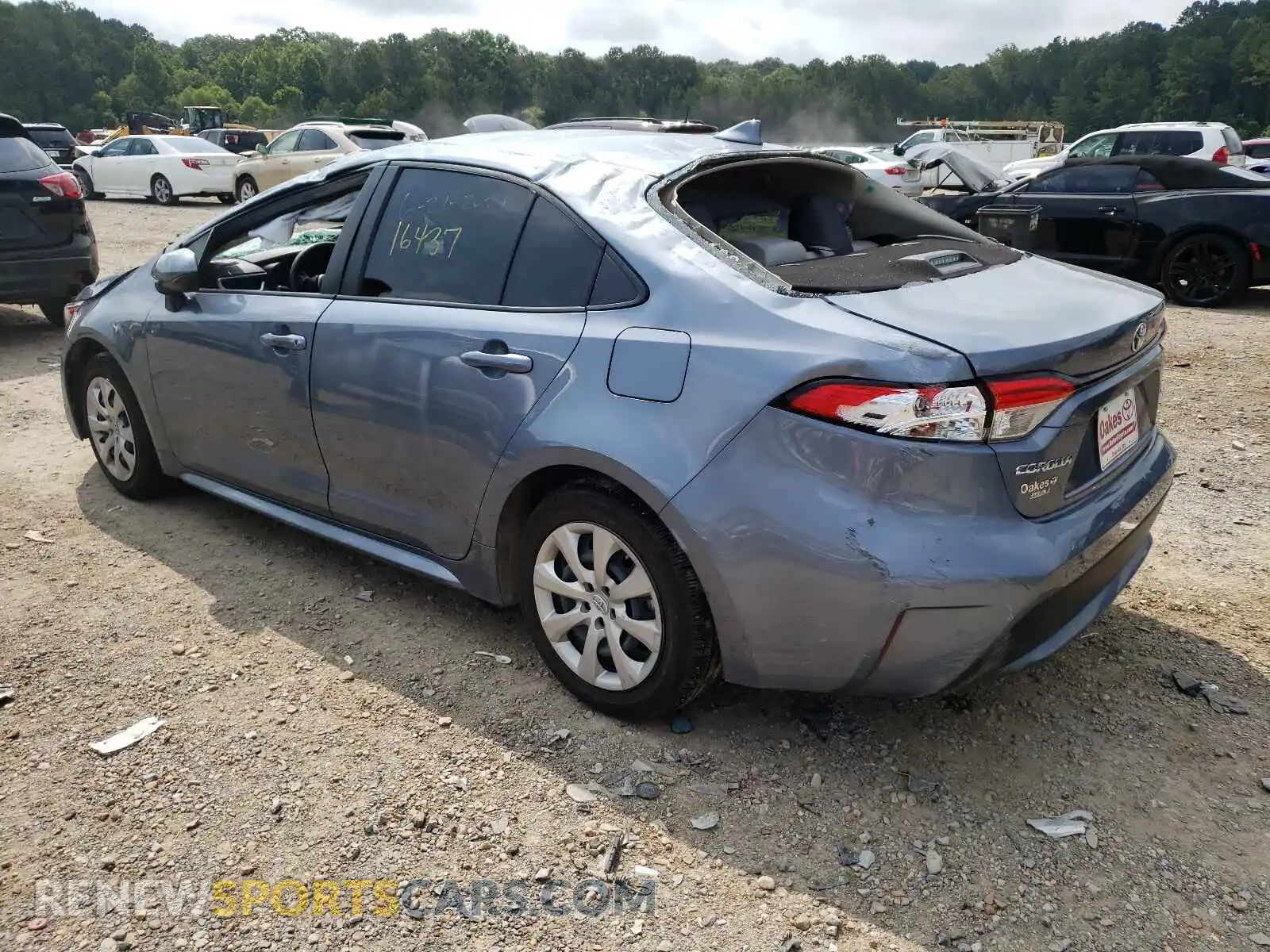 3 Photograph of a damaged car JTDEPMAE9MJ127526 TOYOTA COROLLA 2021