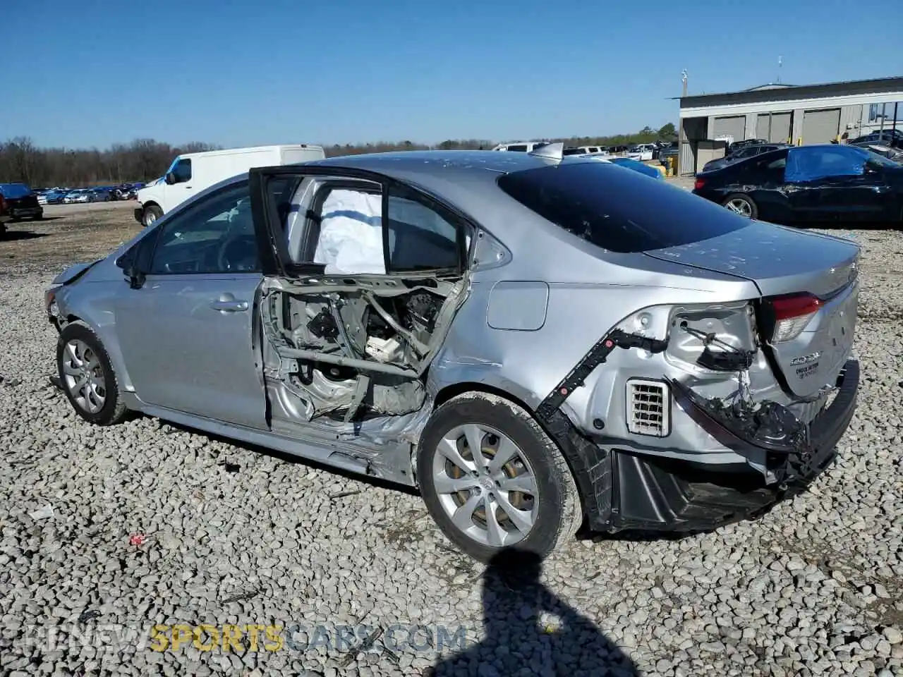 2 Photograph of a damaged car JTDEPMAE9MJ128630 TOYOTA COROLLA 2021