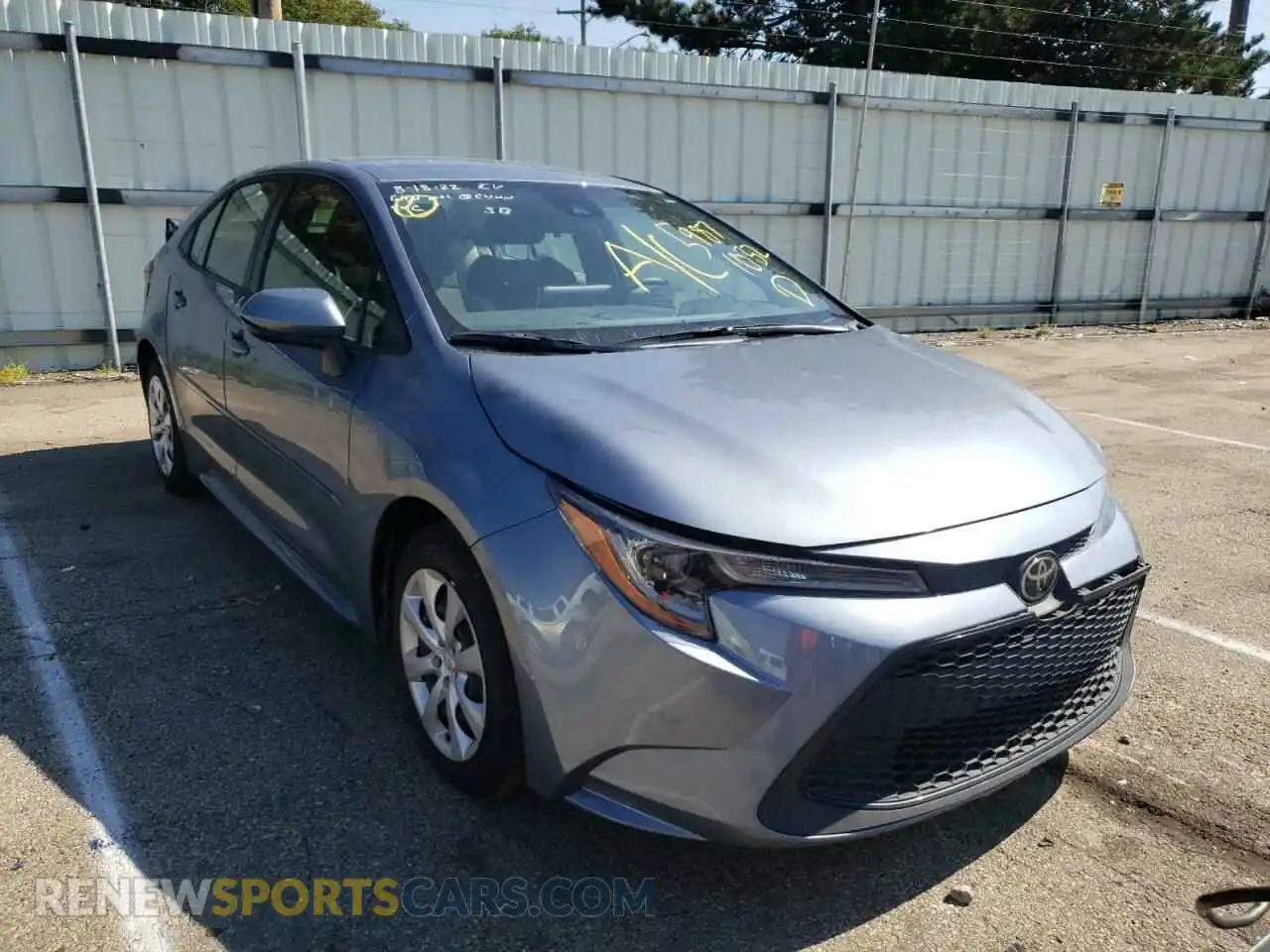 1 Фотография поврежденного автомобиля JTDEPMAE9MJ128790 TOYOTA COROLLA 2021