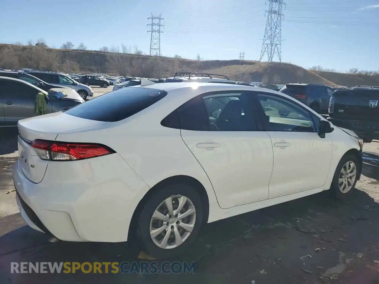 3 Photograph of a damaged car JTDEPMAE9MJ129082 TOYOTA COROLLA 2021