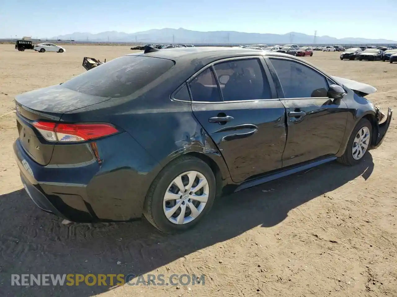 3 Photograph of a damaged car JTDEPMAE9MJ130815 TOYOTA COROLLA 2021