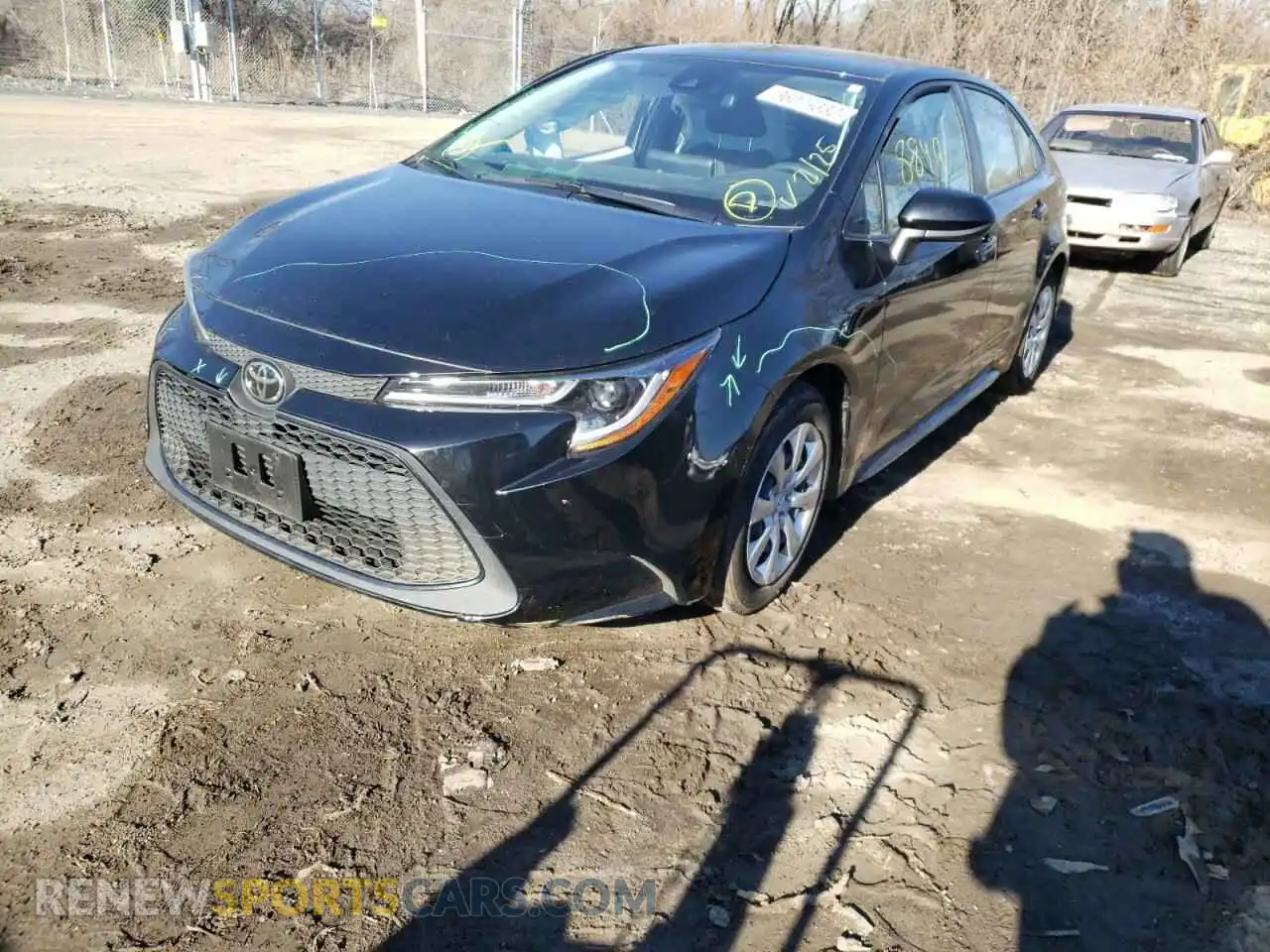 2 Photograph of a damaged car JTDEPMAE9MJ131365 TOYOTA COROLLA 2021