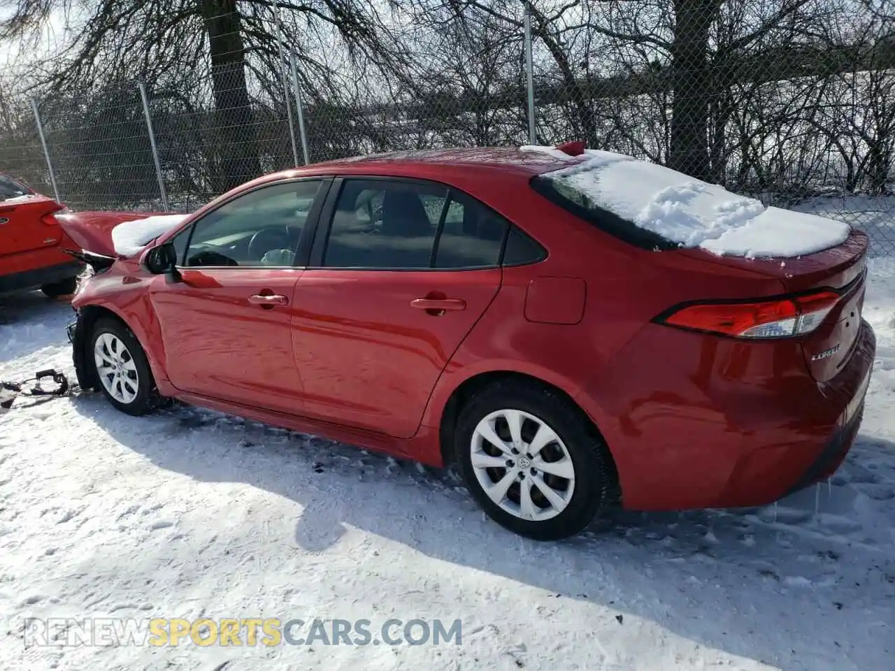 2 Photograph of a damaged car JTDEPMAE9MJ133245 TOYOTA COROLLA 2021
