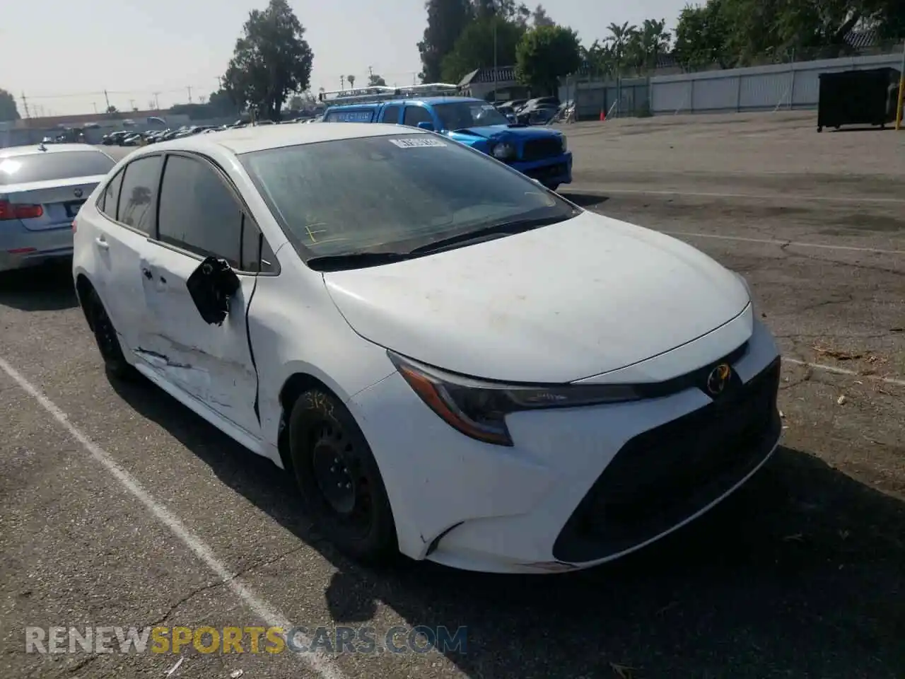 1 Photograph of a damaged car JTDEPMAE9MJ134198 TOYOTA COROLLA 2021