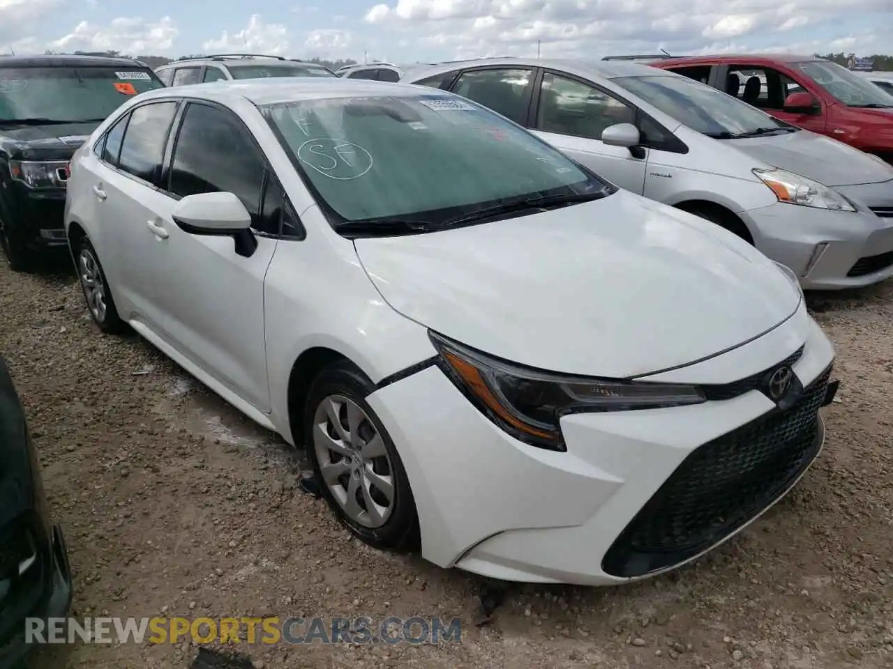 1 Photograph of a damaged car JTDEPMAE9MJ135593 TOYOTA COROLLA 2021