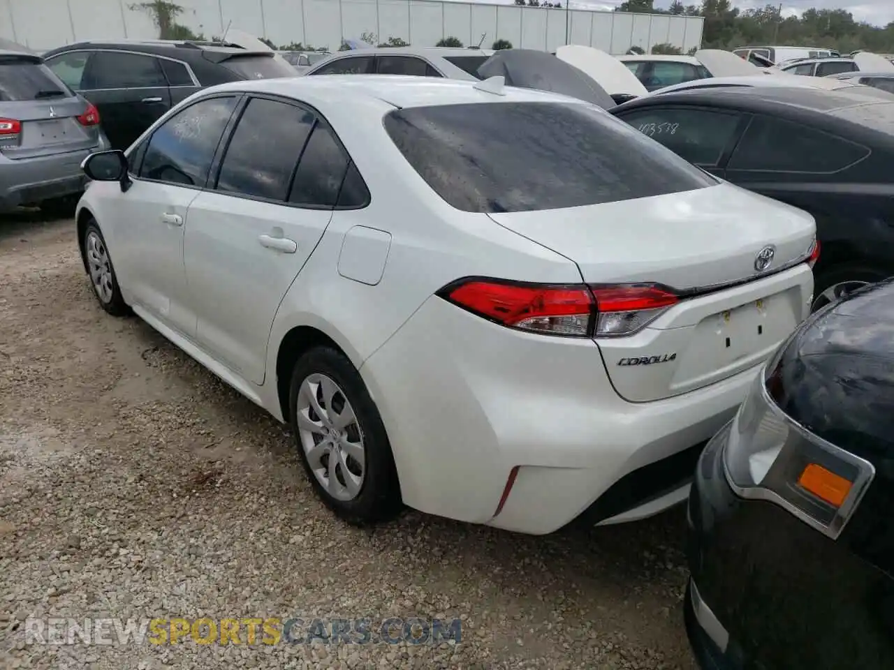 3 Photograph of a damaged car JTDEPMAE9MJ135593 TOYOTA COROLLA 2021