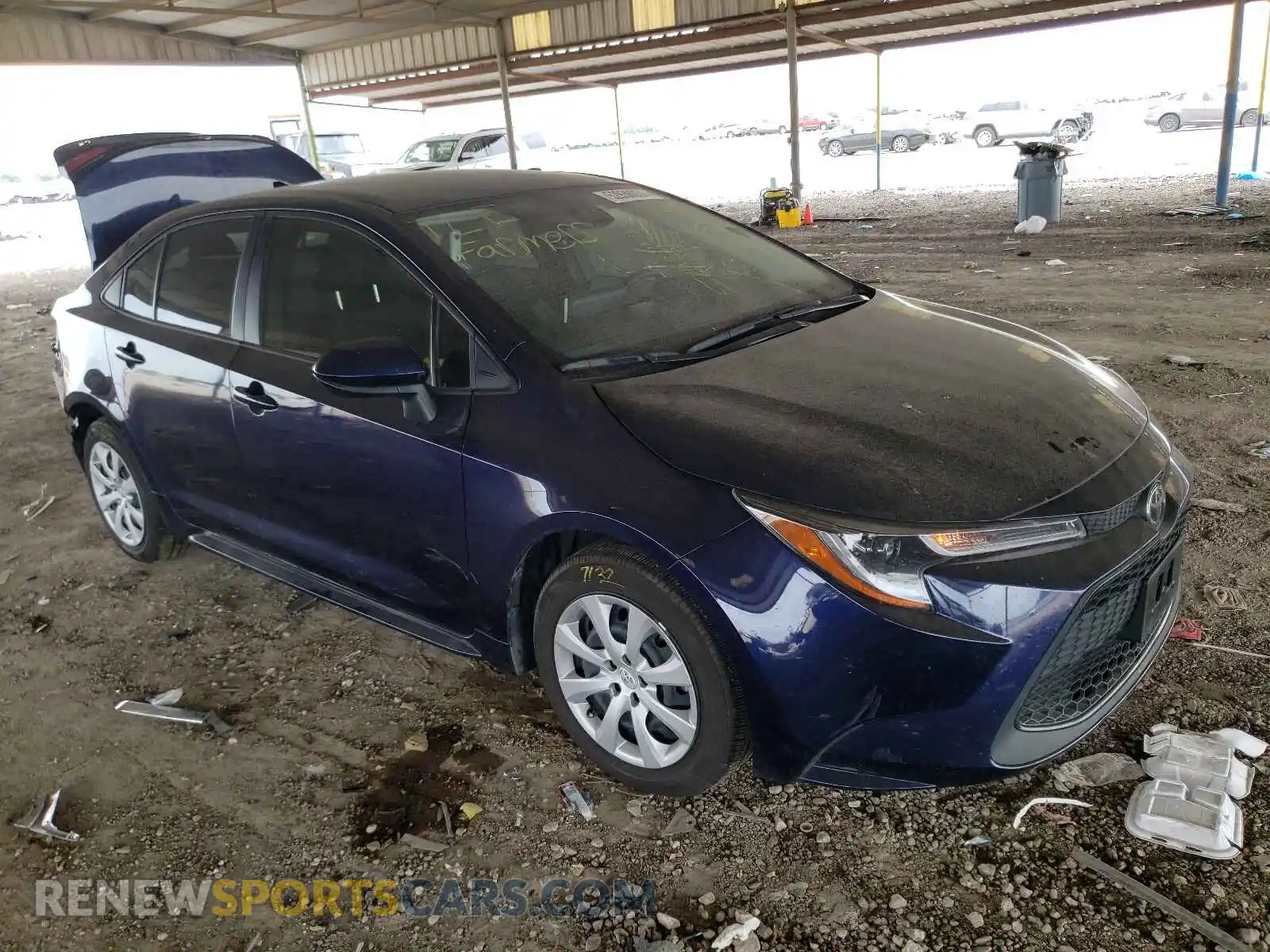 1 Photograph of a damaged car JTDEPMAE9MJ138140 TOYOTA COROLLA 2021