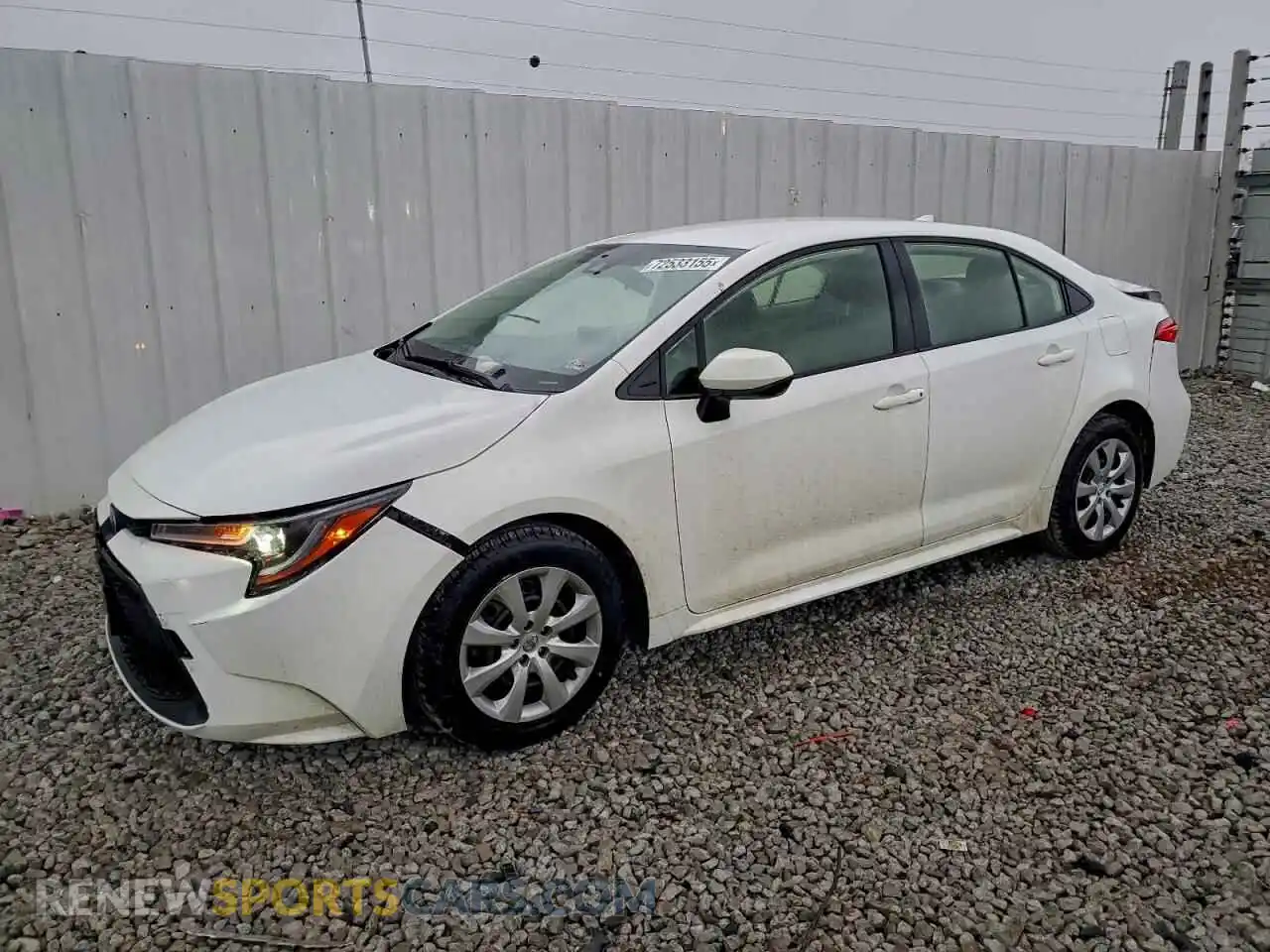 1 Photograph of a damaged car JTDEPMAE9MJ141751 TOYOTA COROLLA 2021