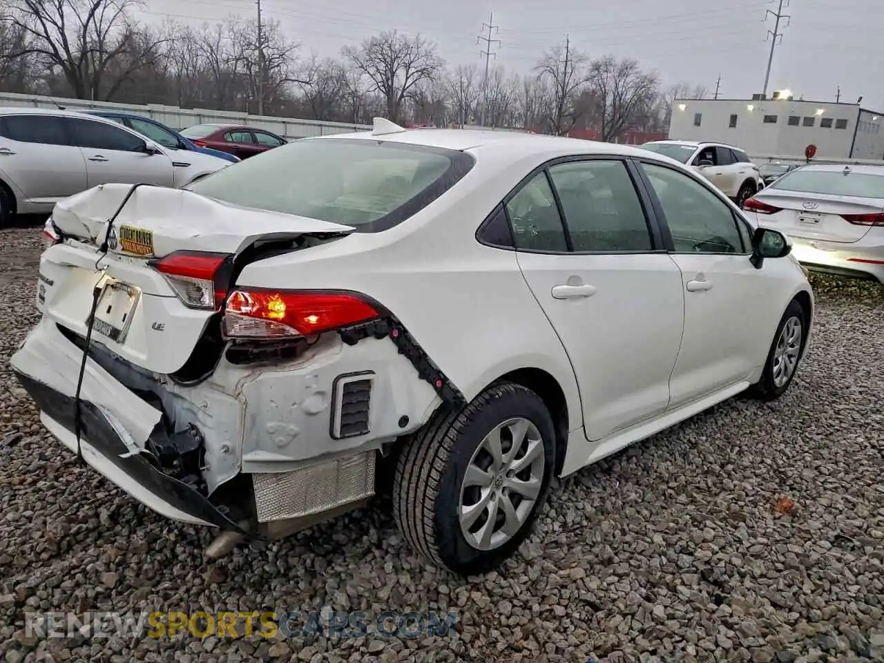 3 Photograph of a damaged car JTDEPMAE9MJ141751 TOYOTA COROLLA 2021