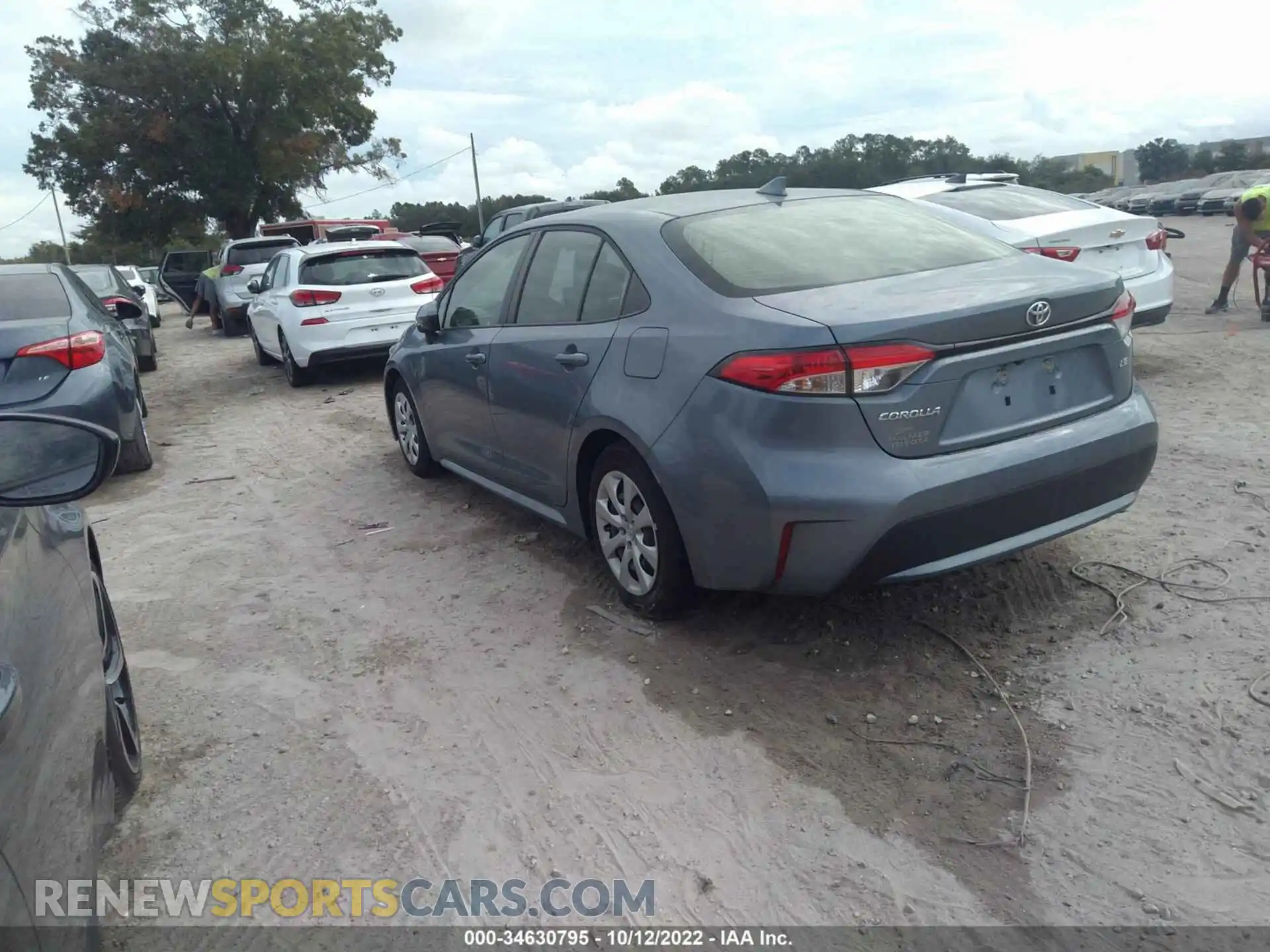3 Photograph of a damaged car JTDEPMAE9MJ142110 TOYOTA COROLLA 2021
