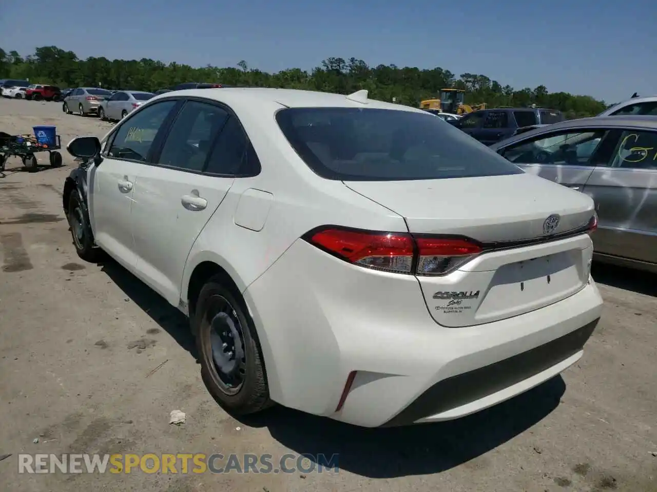 3 Photograph of a damaged car JTDEPMAE9MJ142978 TOYOTA COROLLA 2021