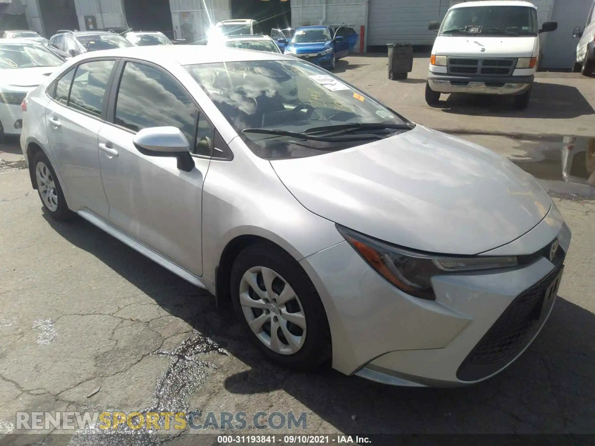 1 Photograph of a damaged car JTDEPMAE9MJ145962 TOYOTA COROLLA 2021