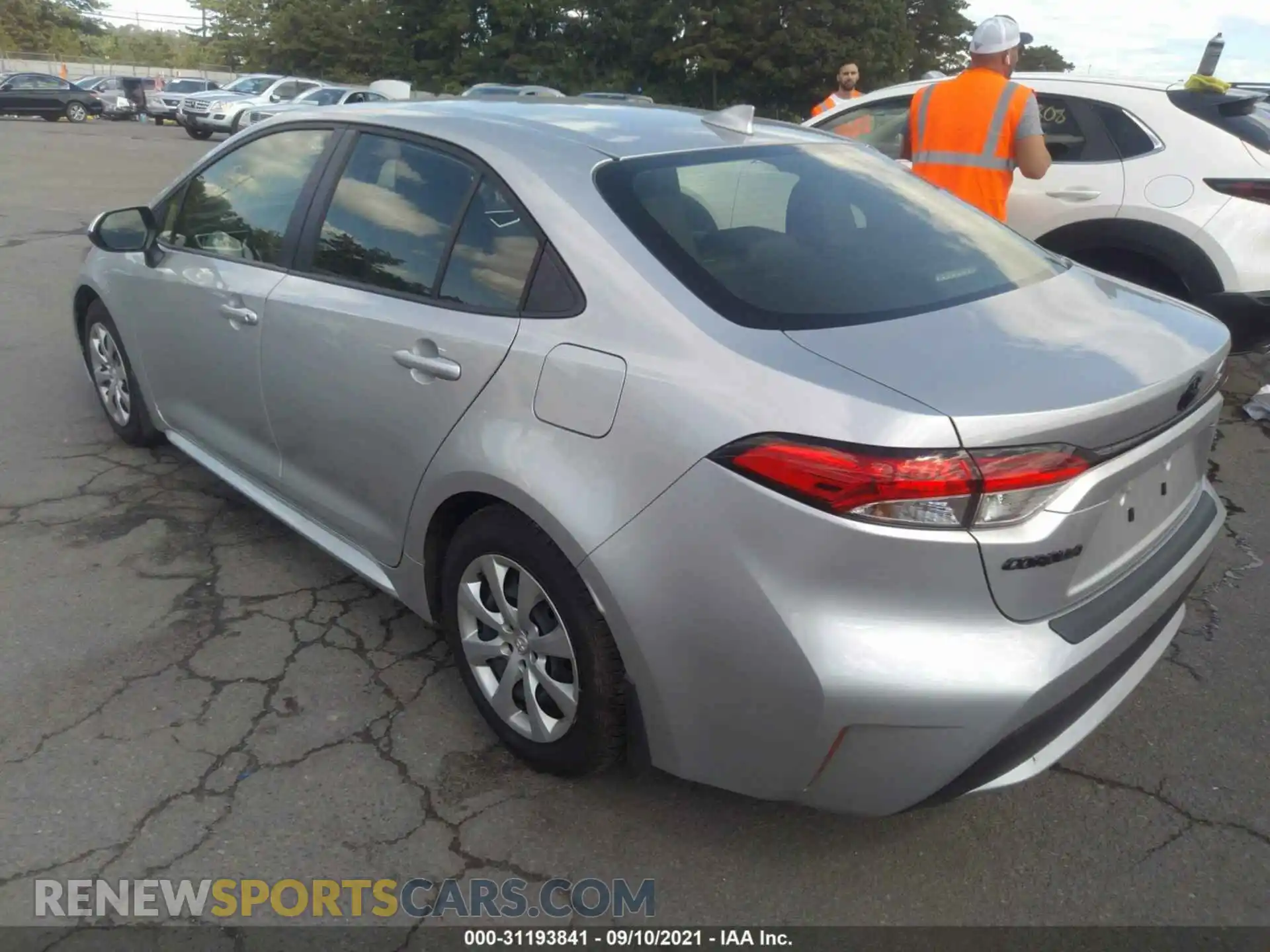 3 Photograph of a damaged car JTDEPMAE9MJ145962 TOYOTA COROLLA 2021