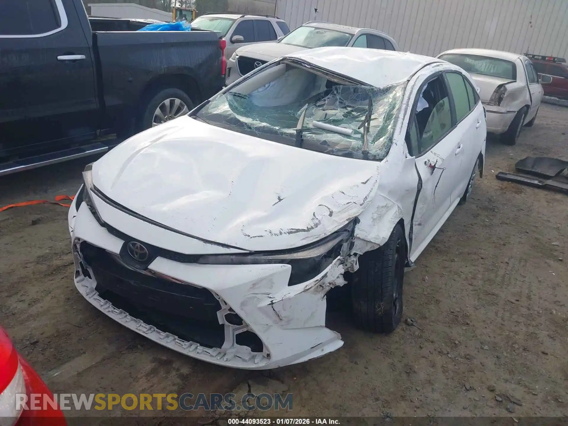2 Photograph of a damaged car JTDEPMAE9MJ146920 TOYOTA COROLLA 2021