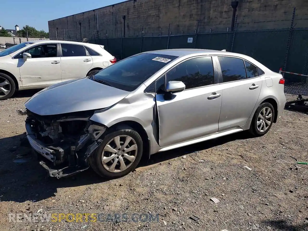 1 Фотография поврежденного автомобиля JTDEPMAE9MJ147100 TOYOTA COROLLA 2021