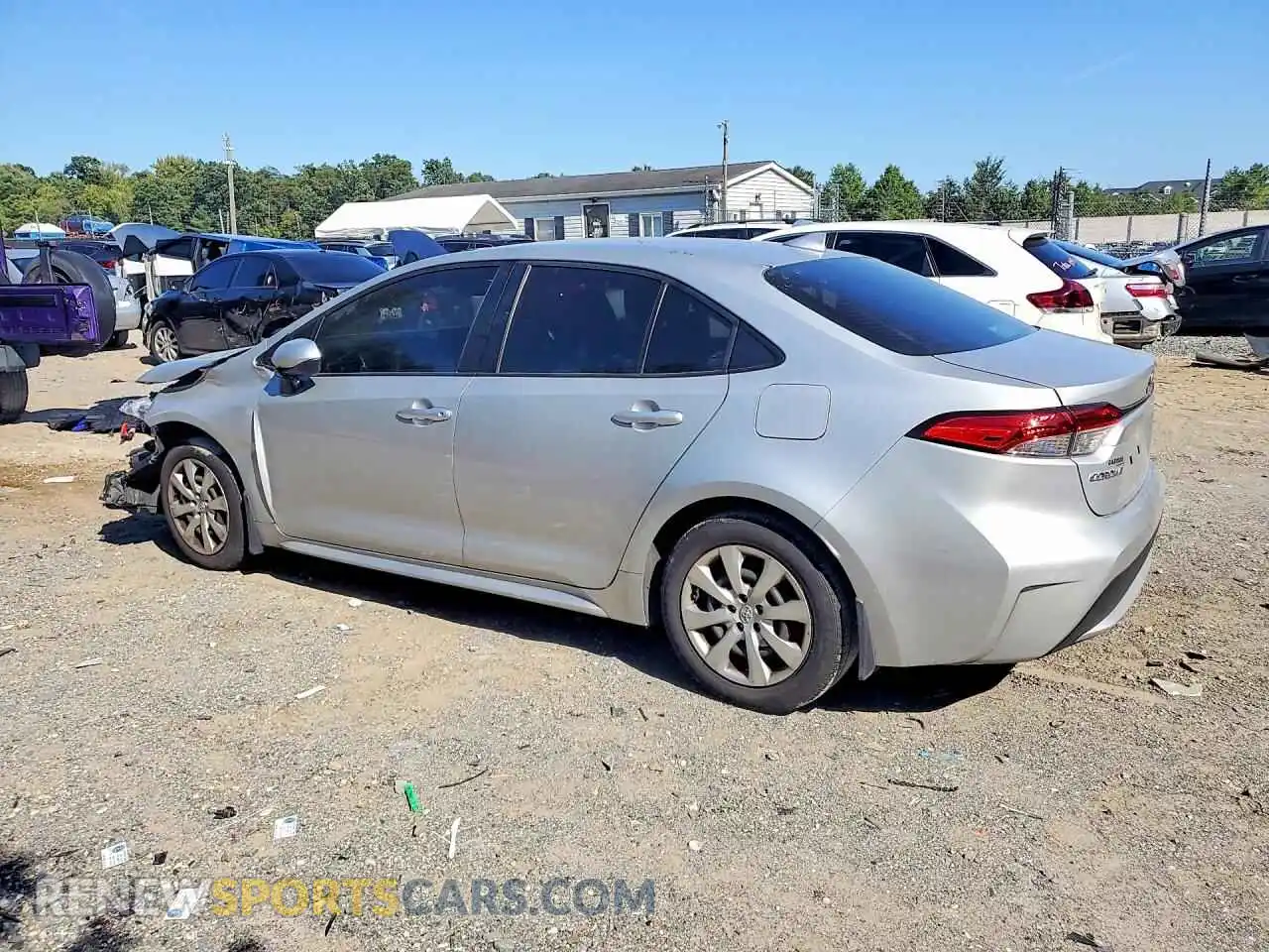 2 Фотография поврежденного автомобиля JTDEPMAE9MJ147100 TOYOTA COROLLA 2021