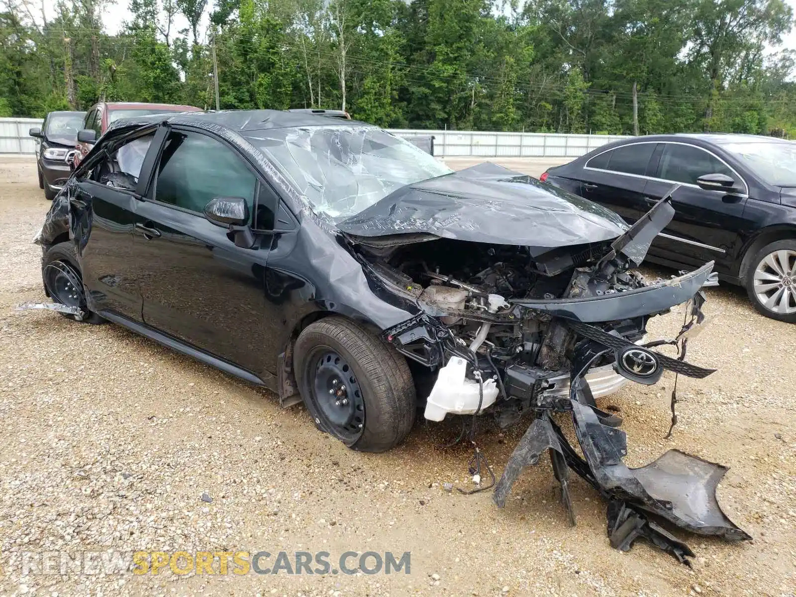 1 Photograph of a damaged car JTDEPMAE9MJ147307 TOYOTA COROLLA 2021