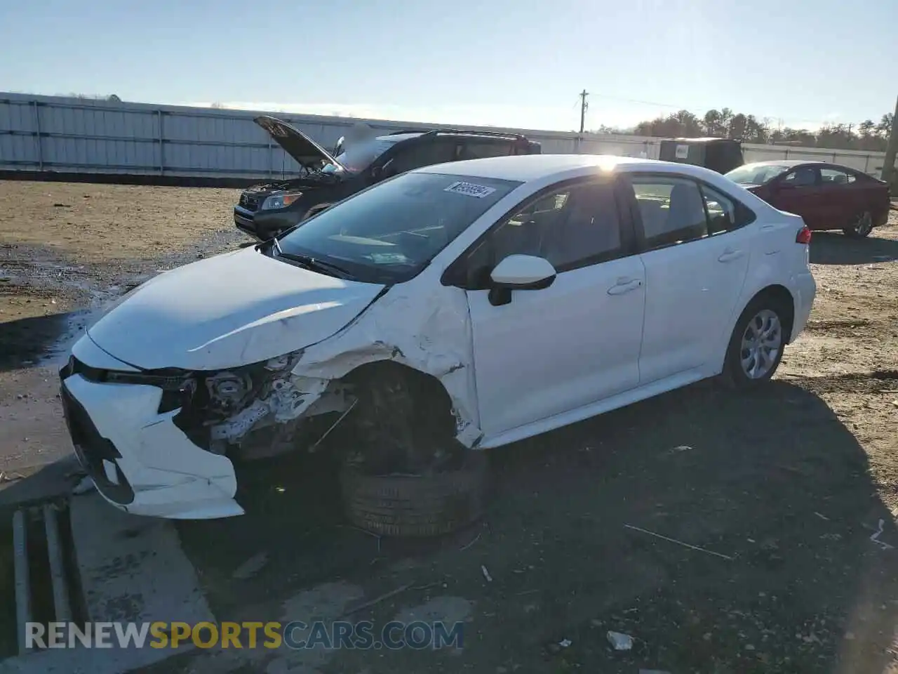 1 Photograph of a damaged car JTDEPMAE9MJ147436 TOYOTA COROLLA 2021