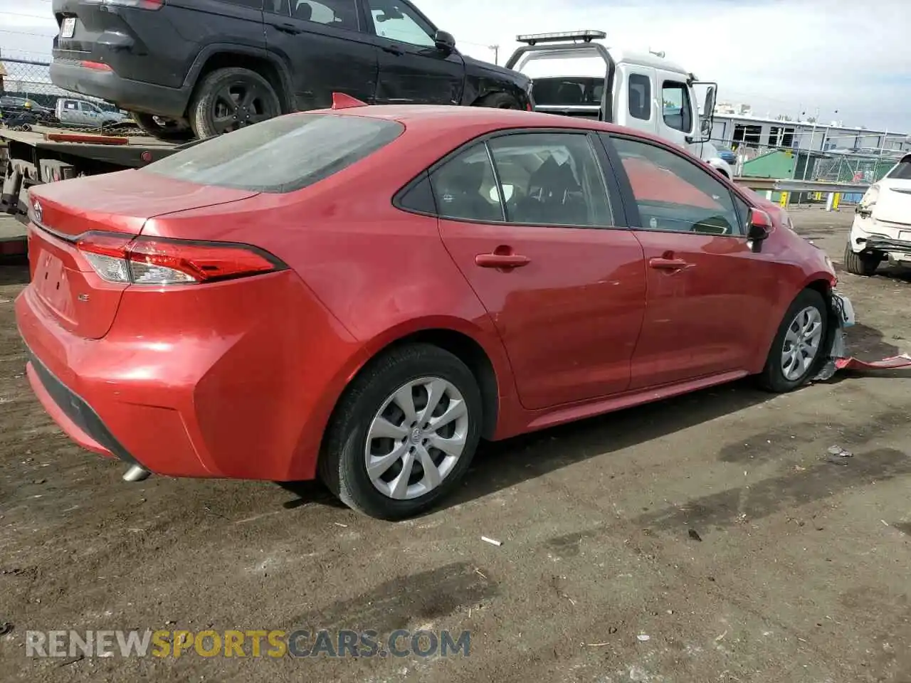 3 Photograph of a damaged car JTDEPMAE9MJ149378 TOYOTA COROLLA 2021