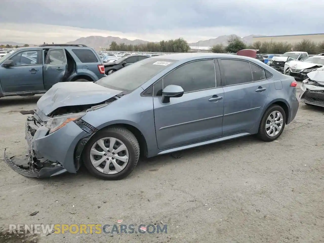 1 Photograph of a damaged car JTDEPMAE9MJ149929 TOYOTA COROLLA 2021