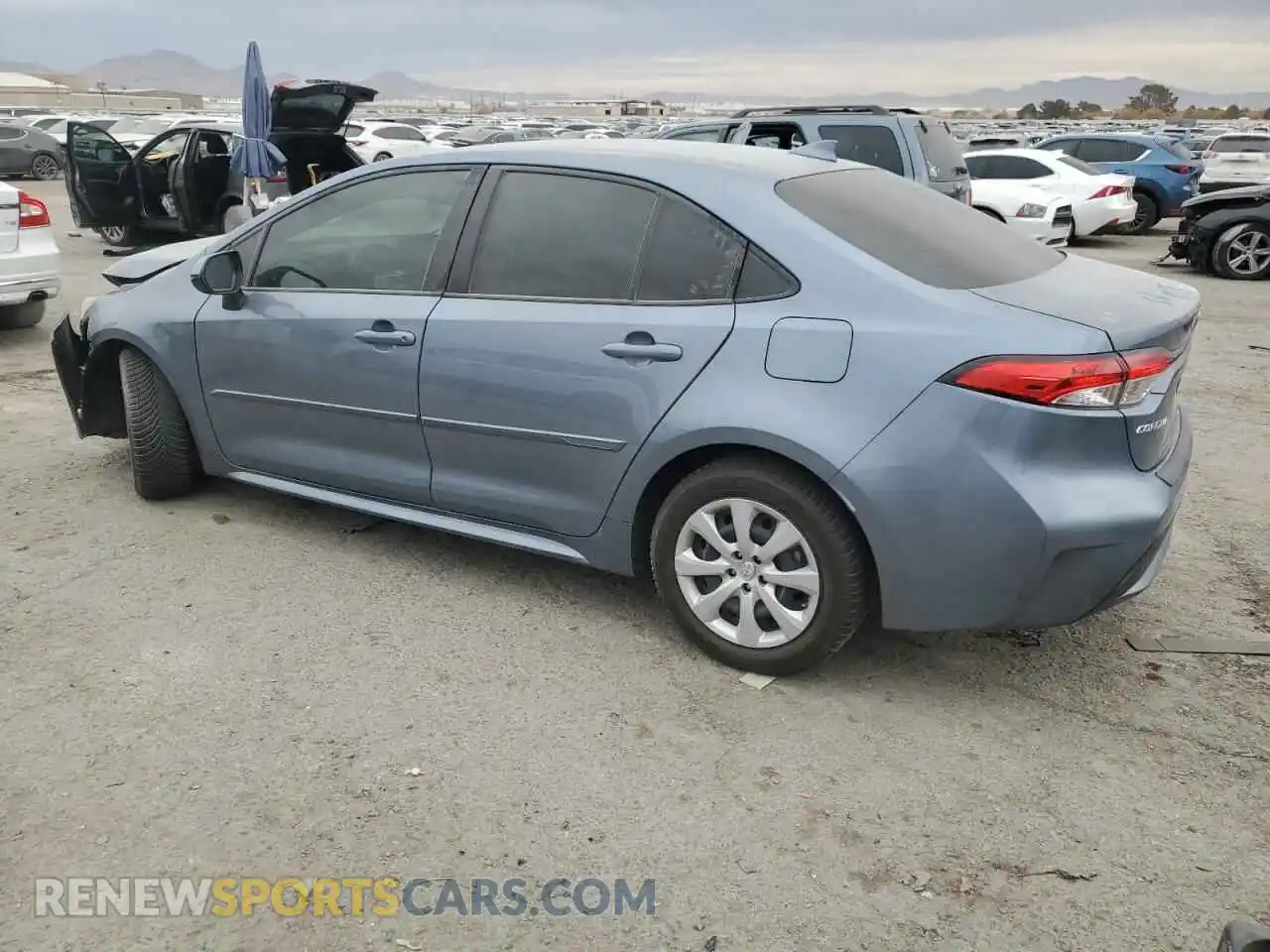 2 Photograph of a damaged car JTDEPMAE9MJ149929 TOYOTA COROLLA 2021