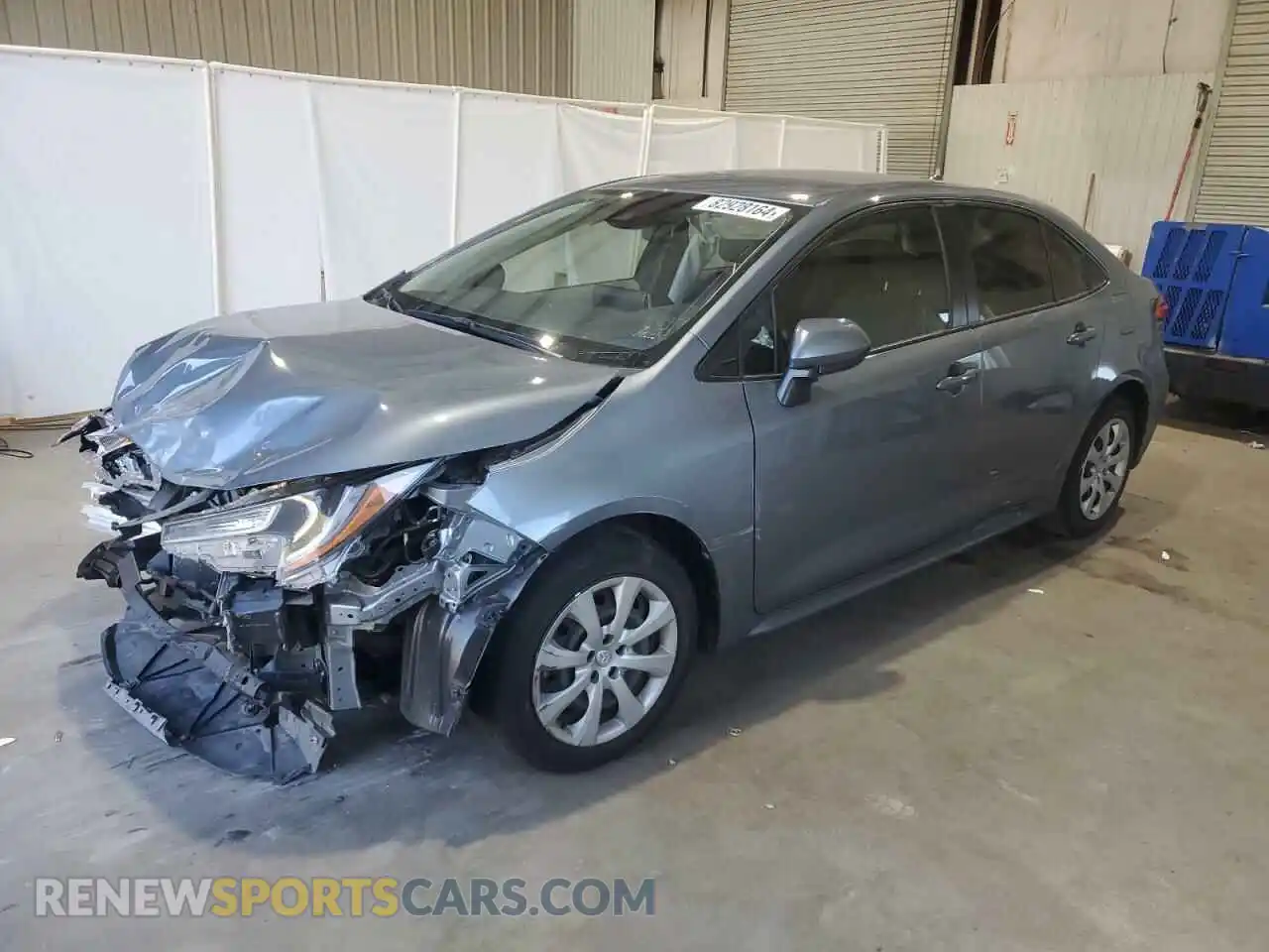 1 Photograph of a damaged car JTDEPMAE9MJ150224 TOYOTA COROLLA 2021