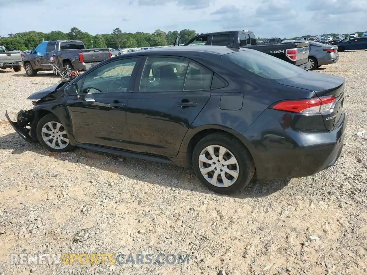 2 Photograph of a damaged car JTDEPMAE9MJ151521 TOYOTA COROLLA 2021