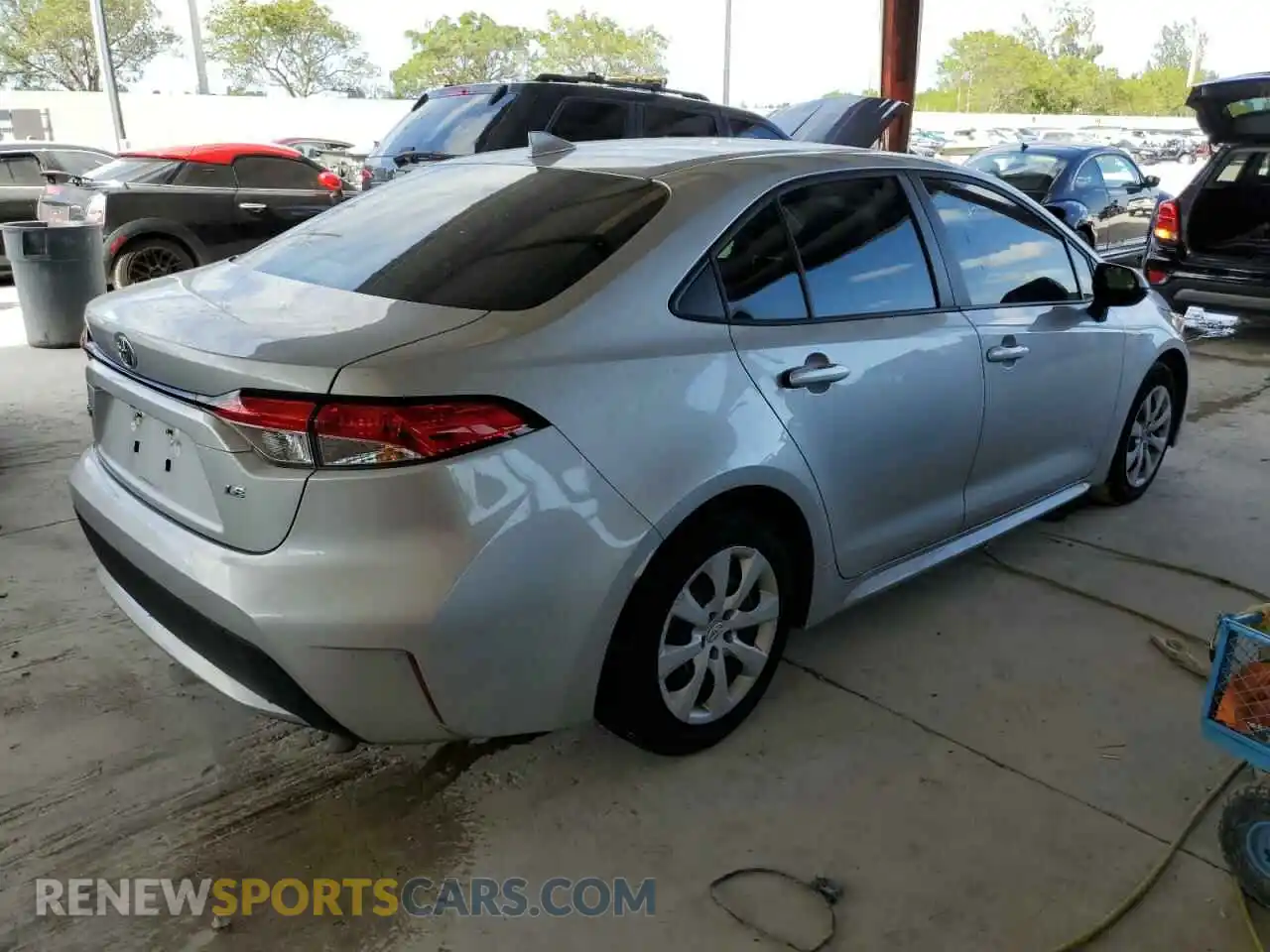 3 Photograph of a damaged car JTDEPMAE9MJ152166 TOYOTA COROLLA 2021
