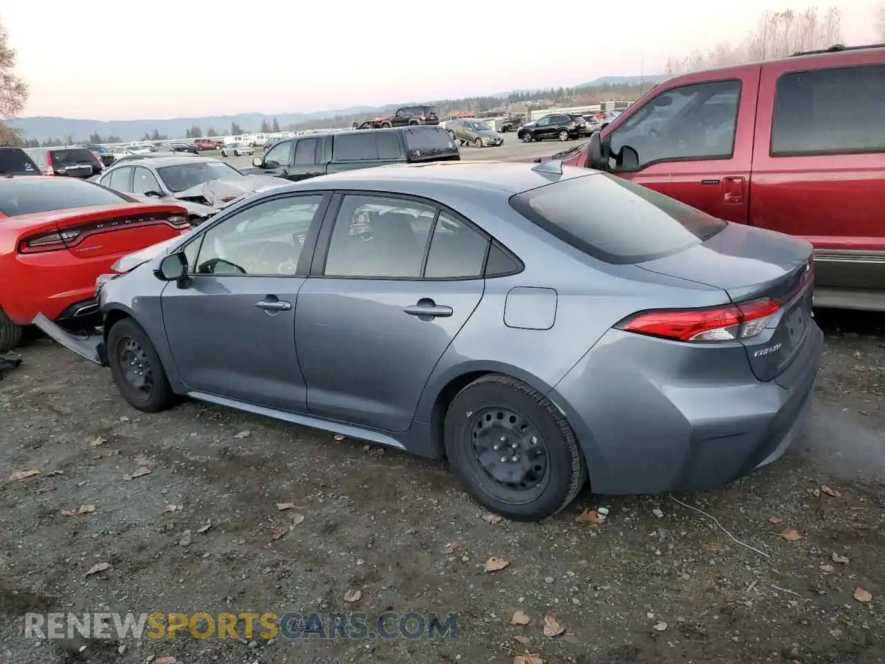 2 Photograph of a damaged car JTDEPMAE9MJ156489 TOYOTA COROLLA 2021