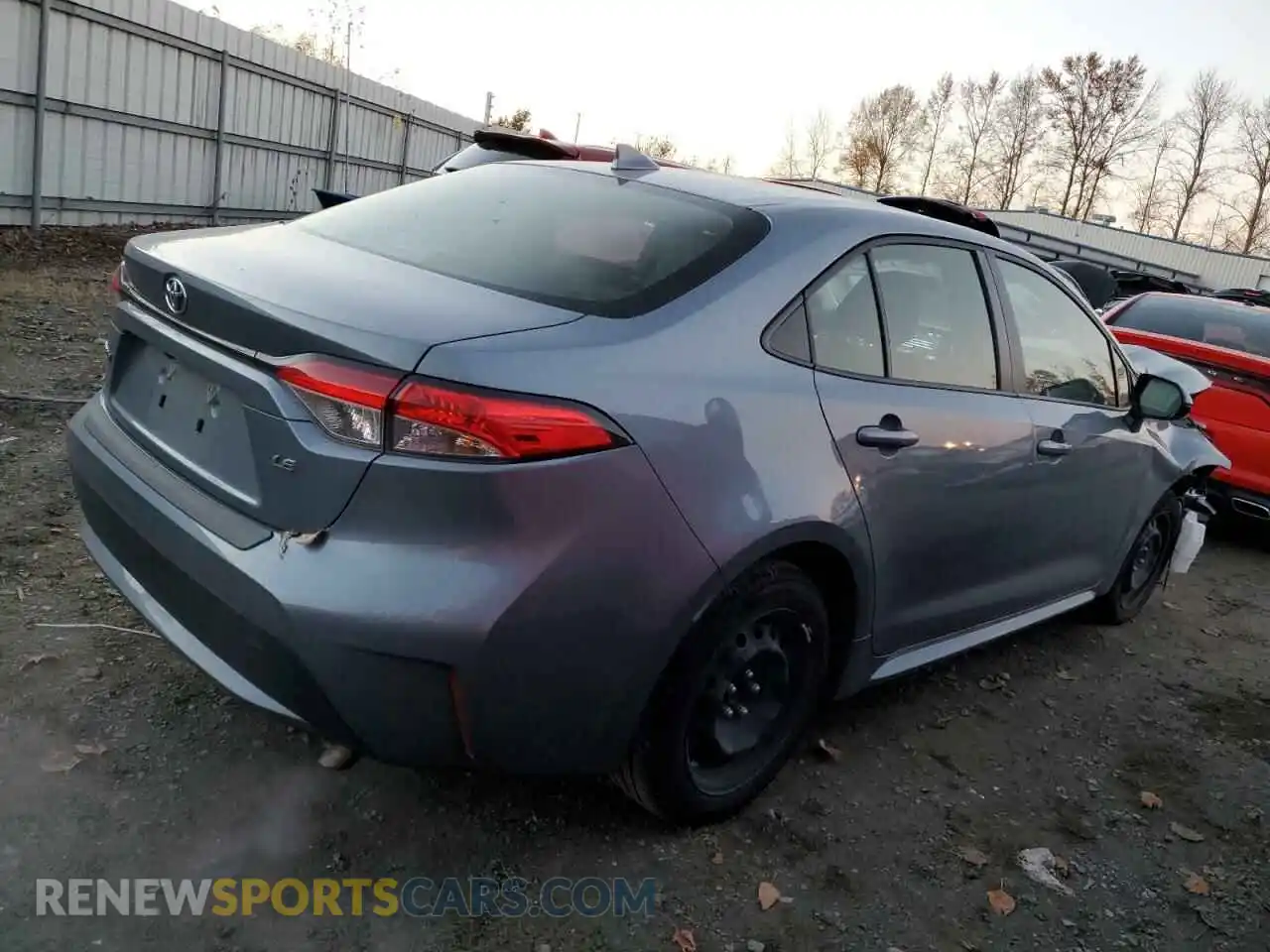 3 Photograph of a damaged car JTDEPMAE9MJ156489 TOYOTA COROLLA 2021