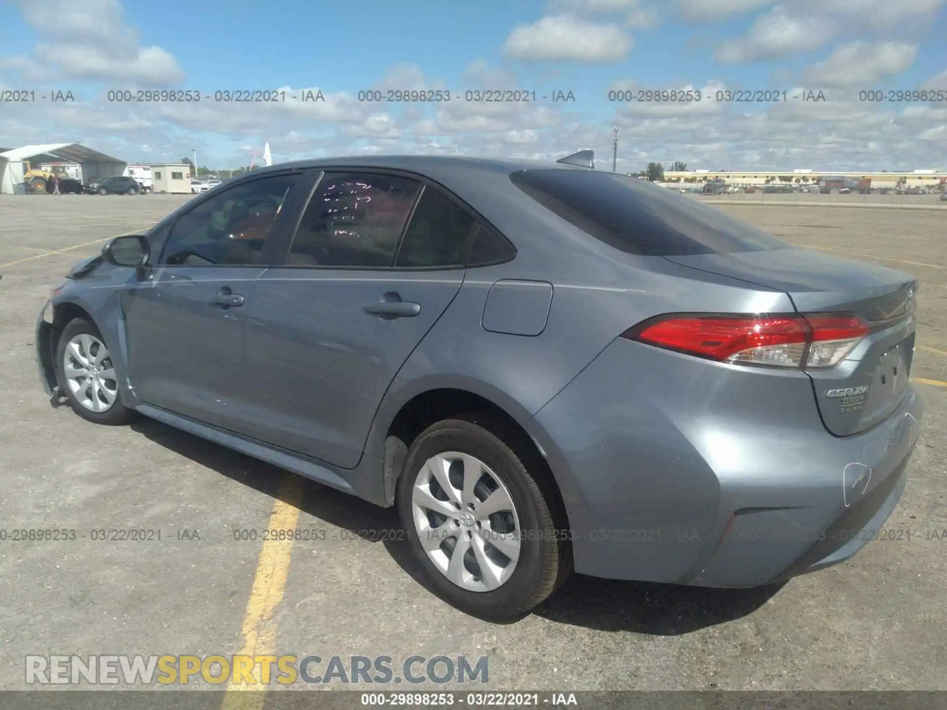 3 Photograph of a damaged car JTDEPMAE9MJ158193 TOYOTA COROLLA 2021