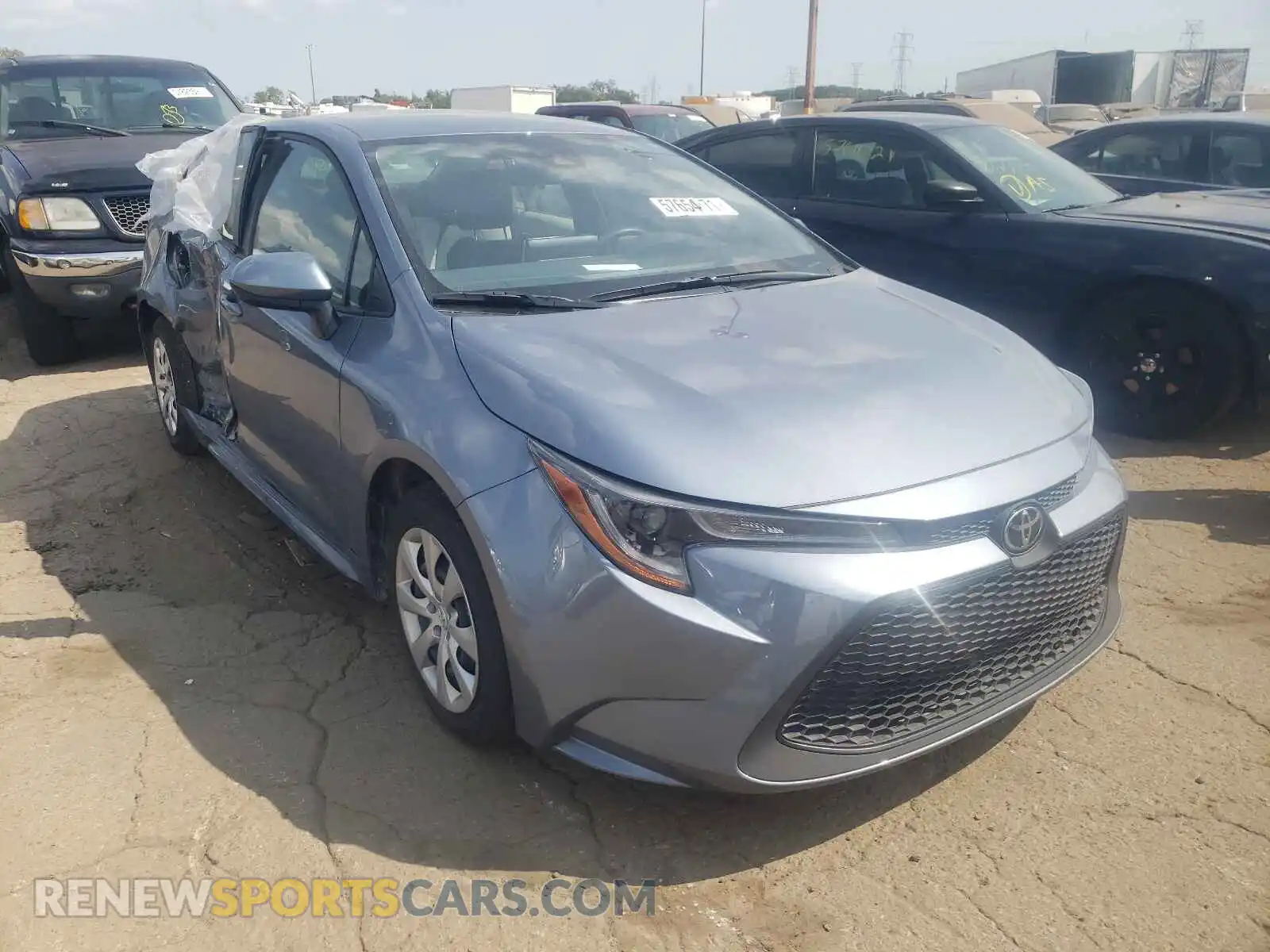 1 Фотография поврежденного автомобиля JTDEPMAE9MJ159909 TOYOTA COROLLA 2021