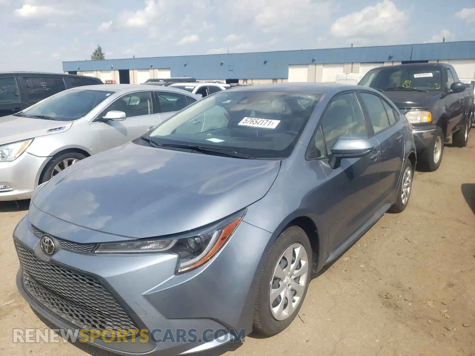 2 Фотография поврежденного автомобиля JTDEPMAE9MJ159909 TOYOTA COROLLA 2021