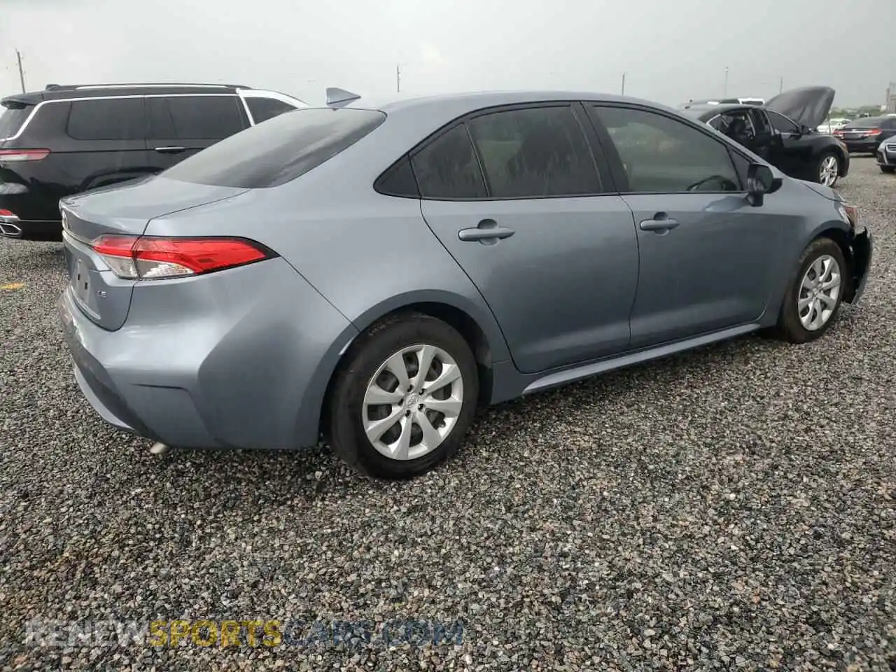 3 fotografías del automóvil dañado JTDEPMAE9MJ161868 TOYOTA COROLLA 2021