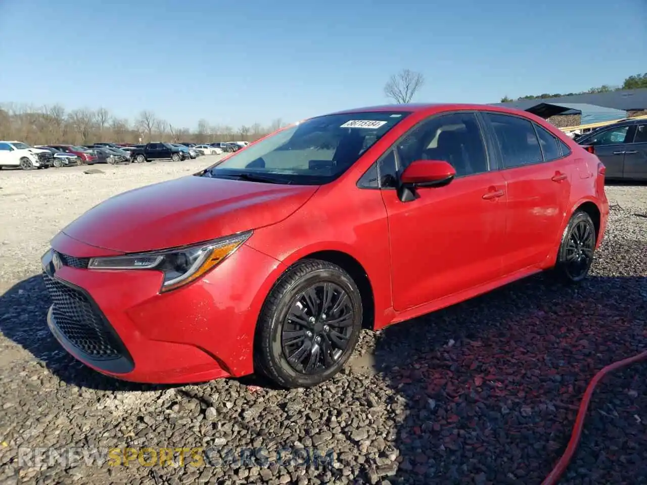 1 Photograph of a damaged car JTDEPMAE9MJ162633 TOYOTA COROLLA 2021