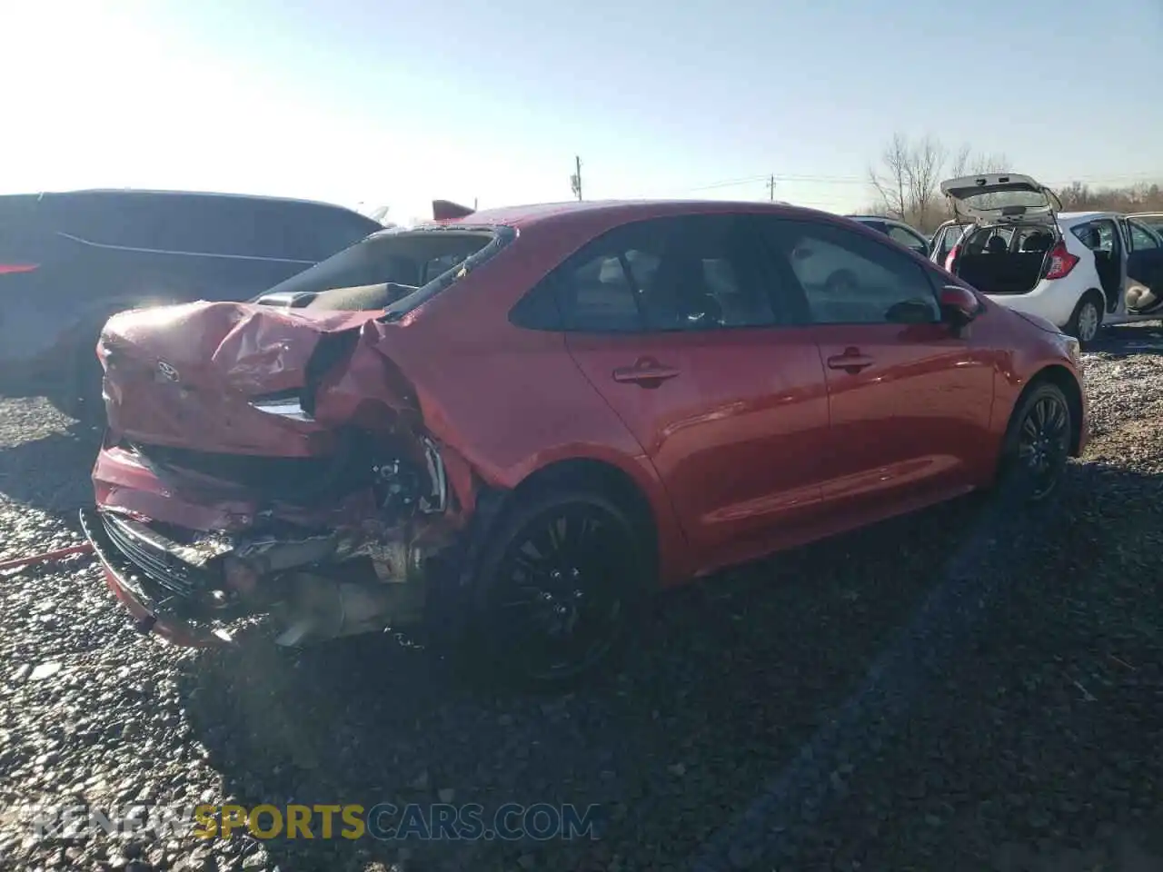 3 Photograph of a damaged car JTDEPMAE9MJ162633 TOYOTA COROLLA 2021
