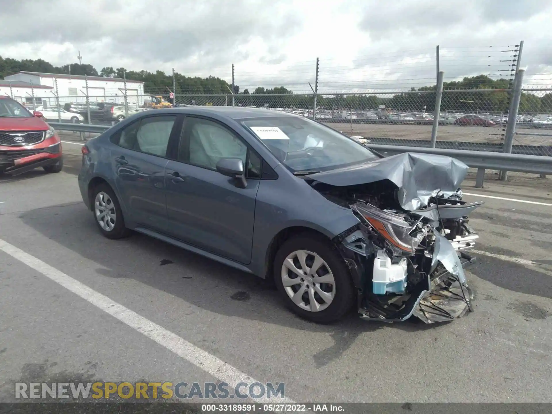 1 Photograph of a damaged car JTDEPMAE9MJ163930 TOYOTA COROLLA 2021