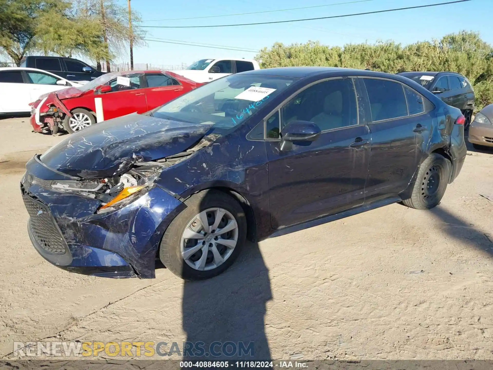 2 Photograph of a damaged car JTDEPMAE9MJ164480 TOYOTA COROLLA 2021