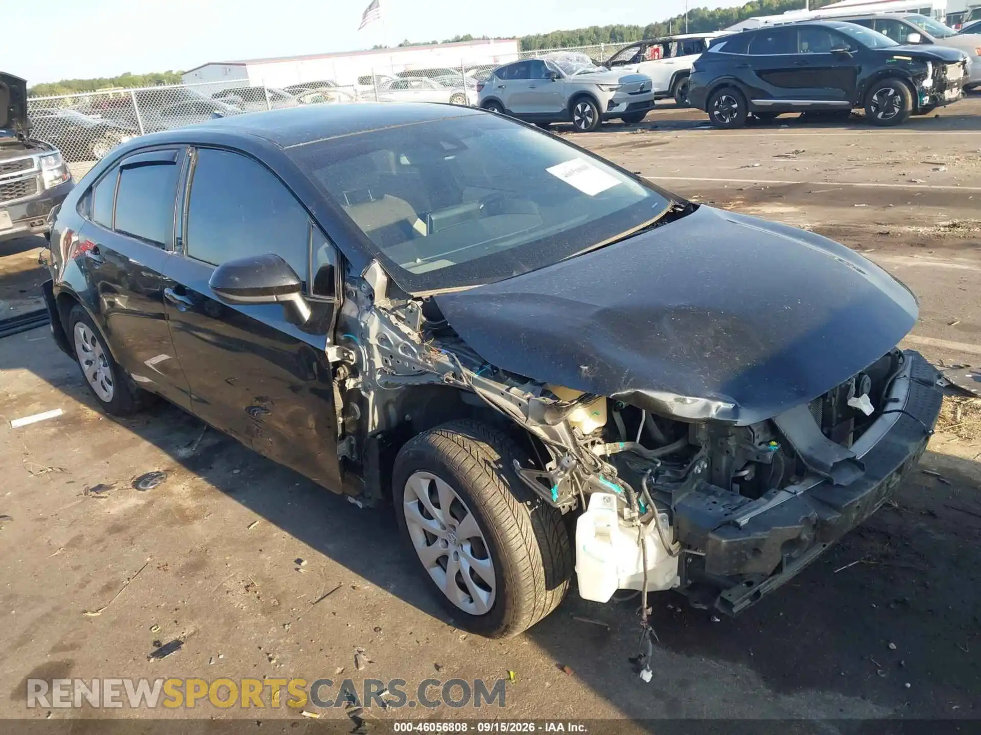 1 Photograph of a damaged car JTDEPMAE9MJ164673 TOYOTA COROLLA 2021