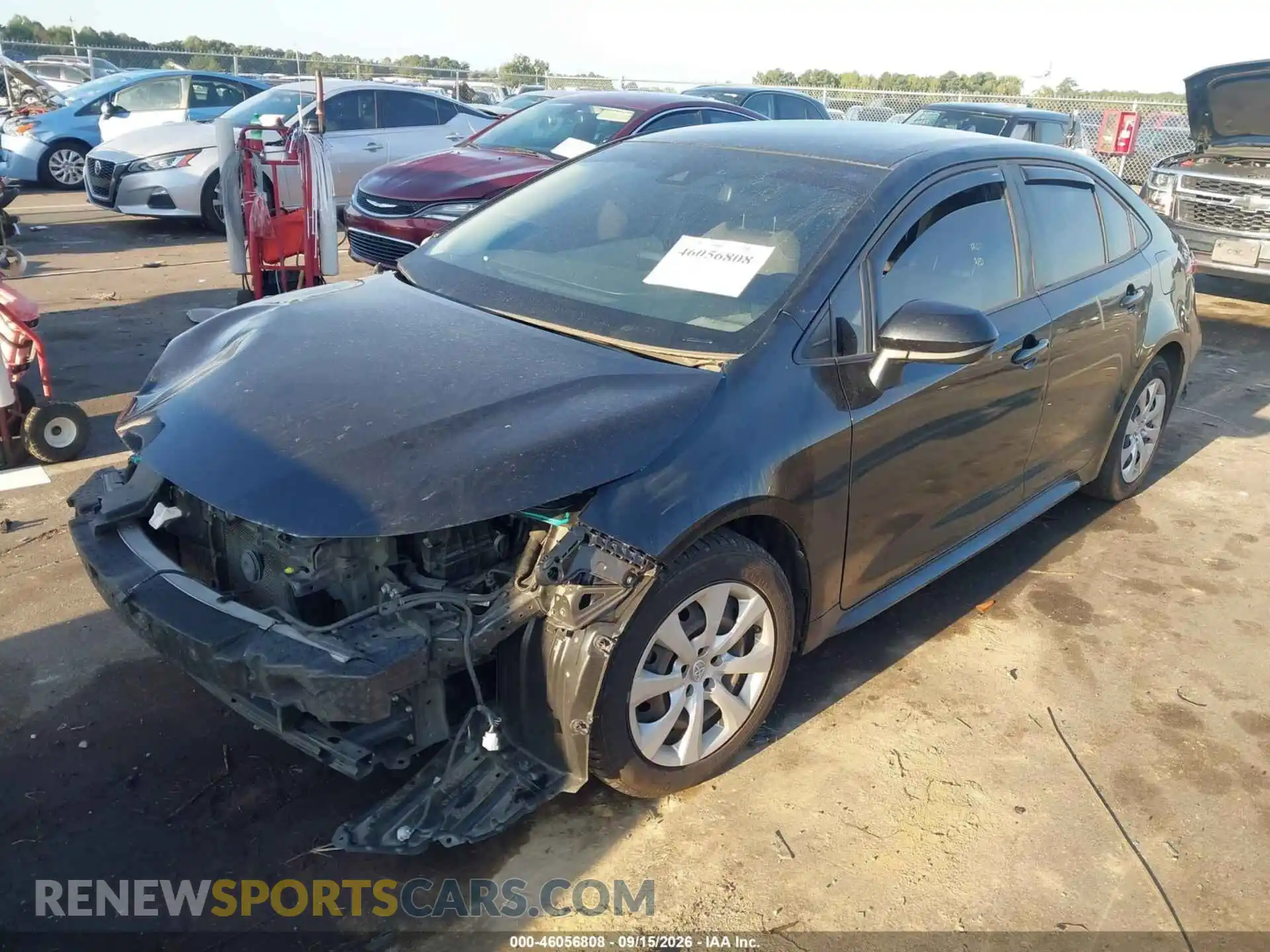 2 Photograph of a damaged car JTDEPMAE9MJ164673 TOYOTA COROLLA 2021