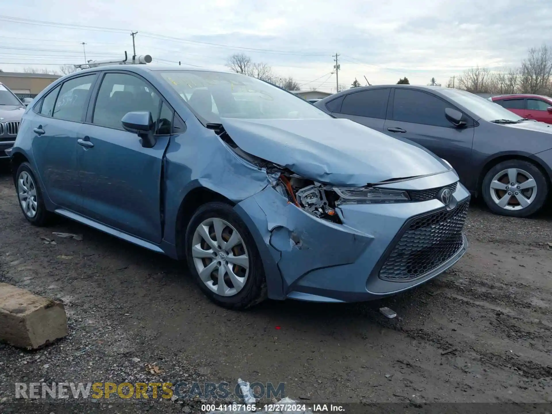 1 Photograph of a damaged car JTDEPMAE9MJ165547 TOYOTA COROLLA 2021