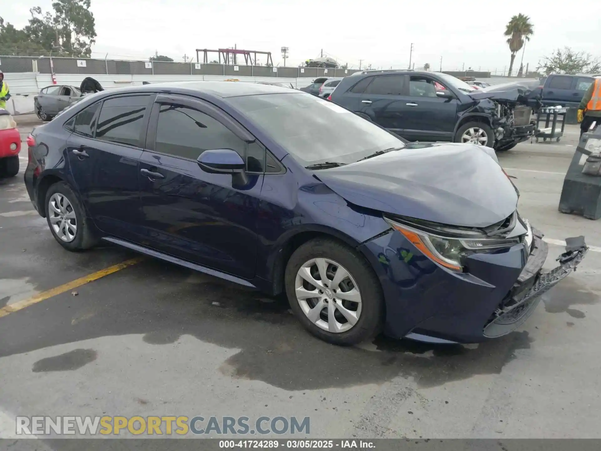 1 Photograph of a damaged car JTDEPMAE9MJ165550 TOYOTA COROLLA 2021