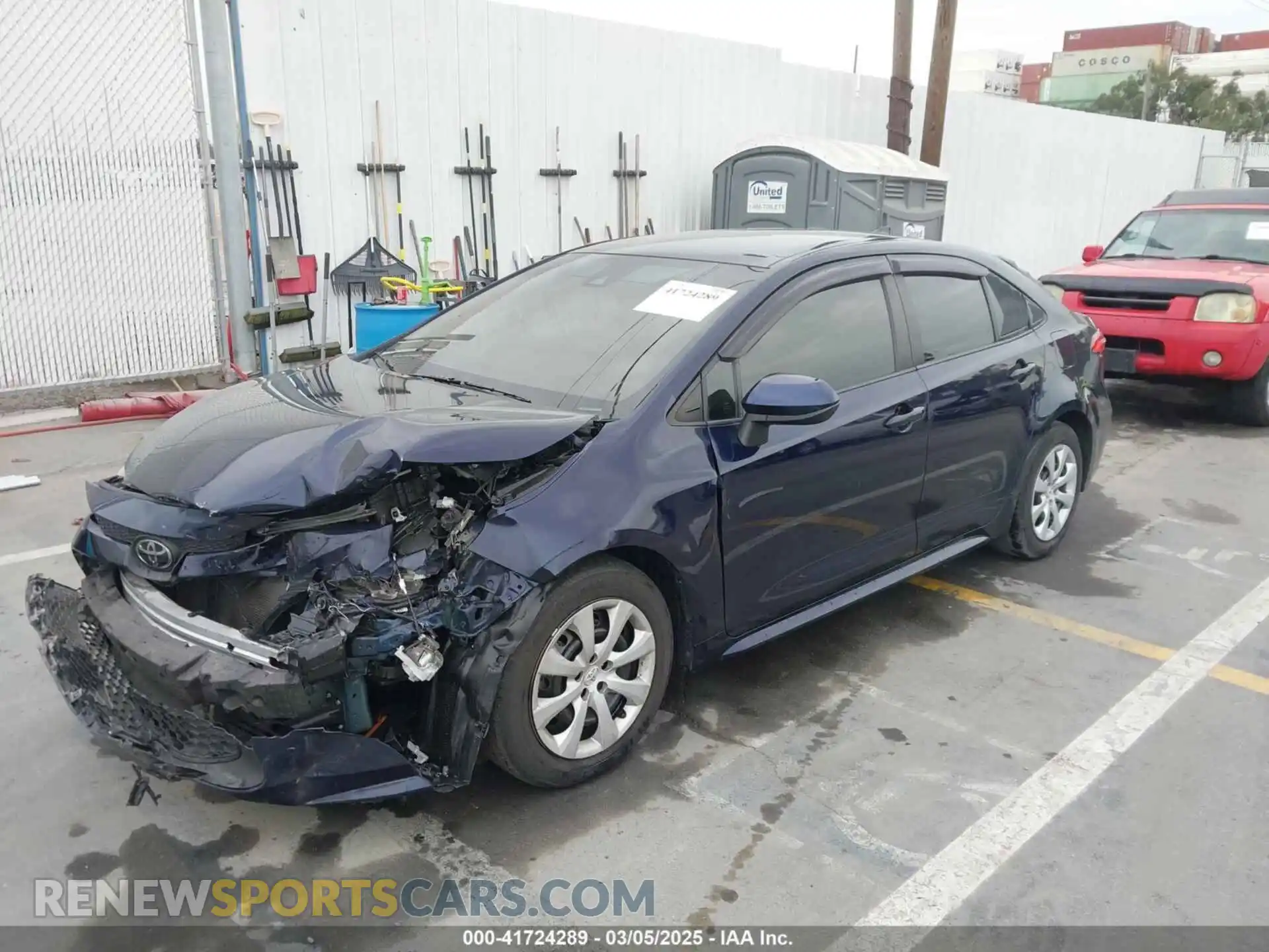 2 Photograph of a damaged car JTDEPMAE9MJ165550 TOYOTA COROLLA 2021