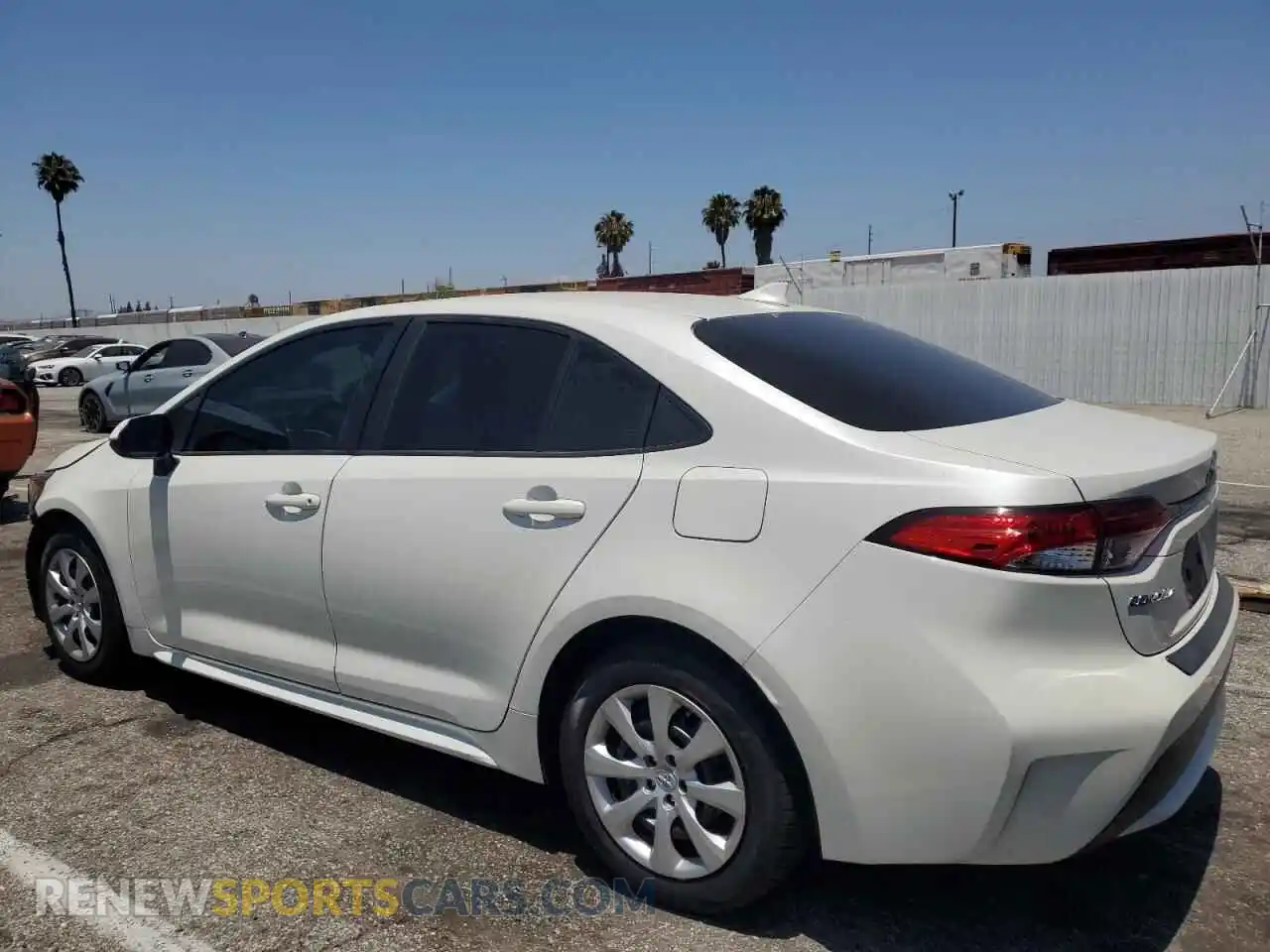 2 Photograph of a damaged car JTDEPMAE9MJ167153 TOYOTA COROLLA 2021