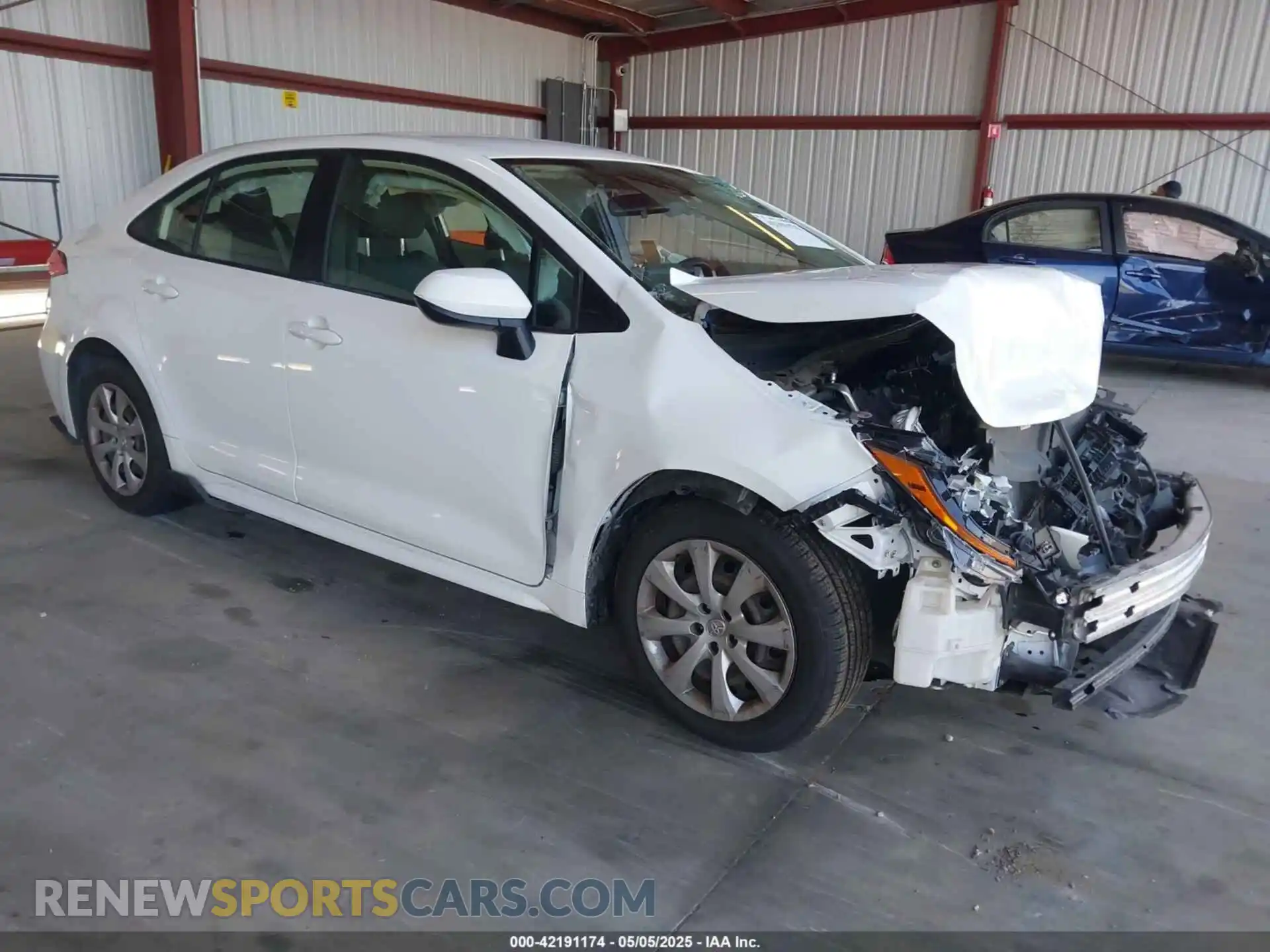 1 Photograph of a damaged car JTDEPMAE9MJ167217 TOYOTA COROLLA 2021