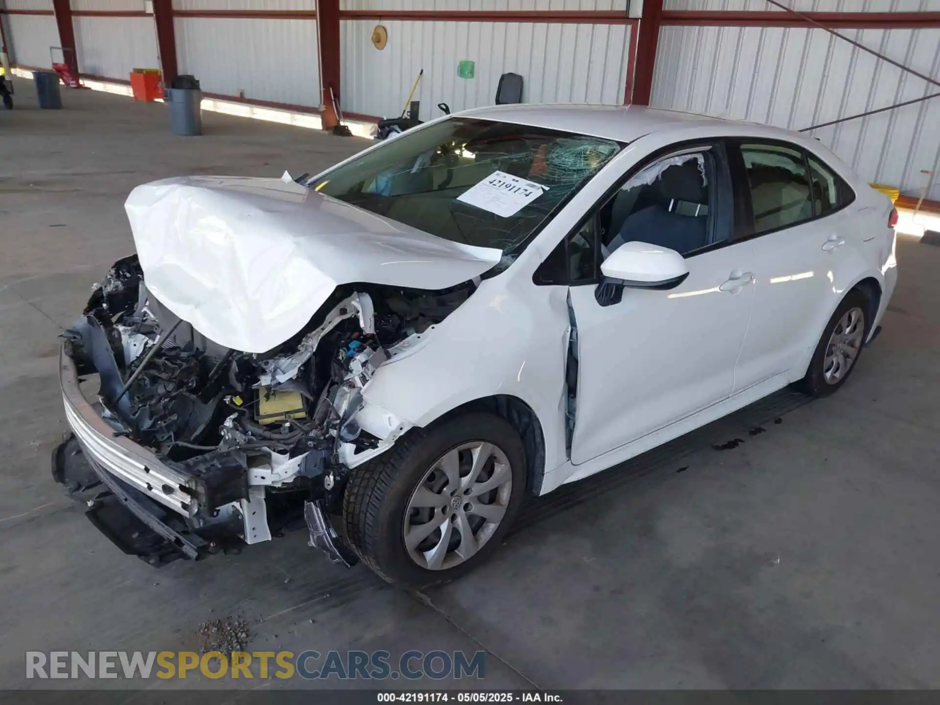 2 Photograph of a damaged car JTDEPMAE9MJ167217 TOYOTA COROLLA 2021