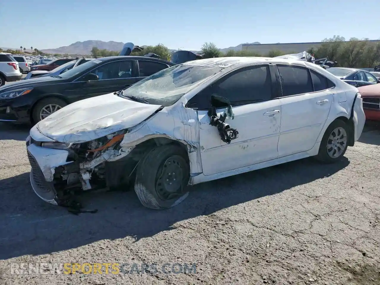 1 Photograph of a damaged car JTDEPMAE9MJ167444 TOYOTA COROLLA 2021
