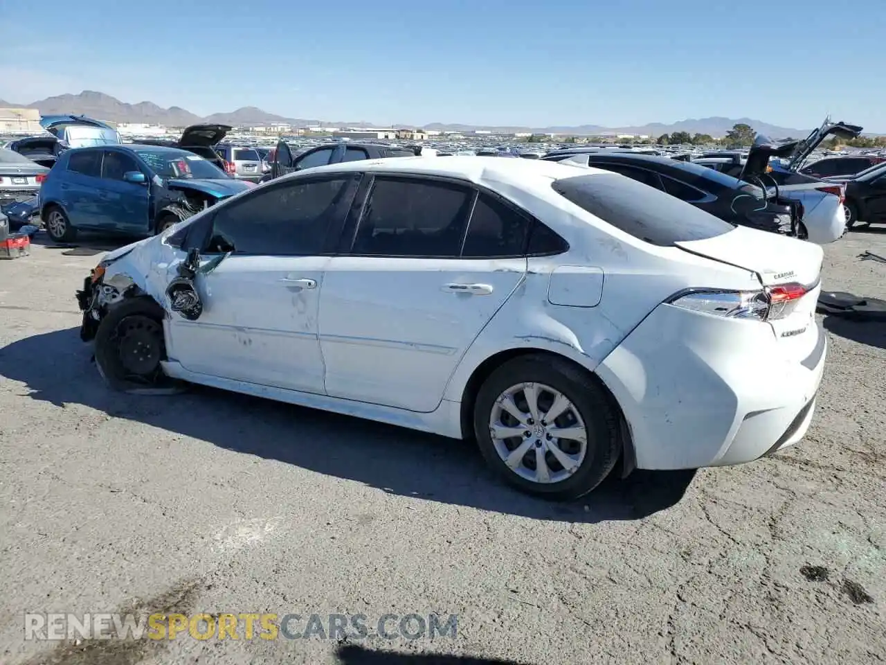 2 Photograph of a damaged car JTDEPMAE9MJ167444 TOYOTA COROLLA 2021
