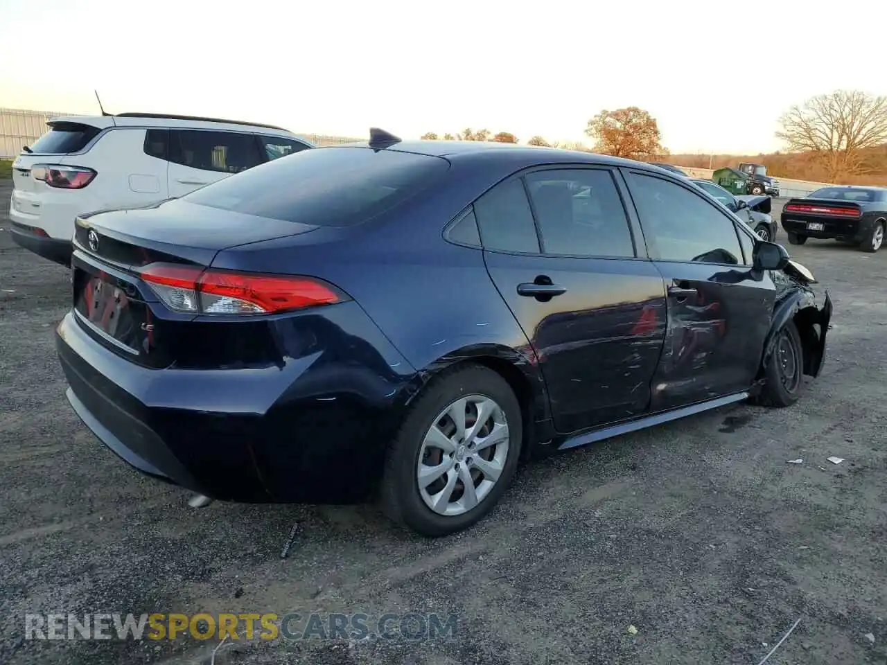 3 fotografías del automóvil dañado JTDEPMAE9MJ168917 TOYOTA COROLLA 2021